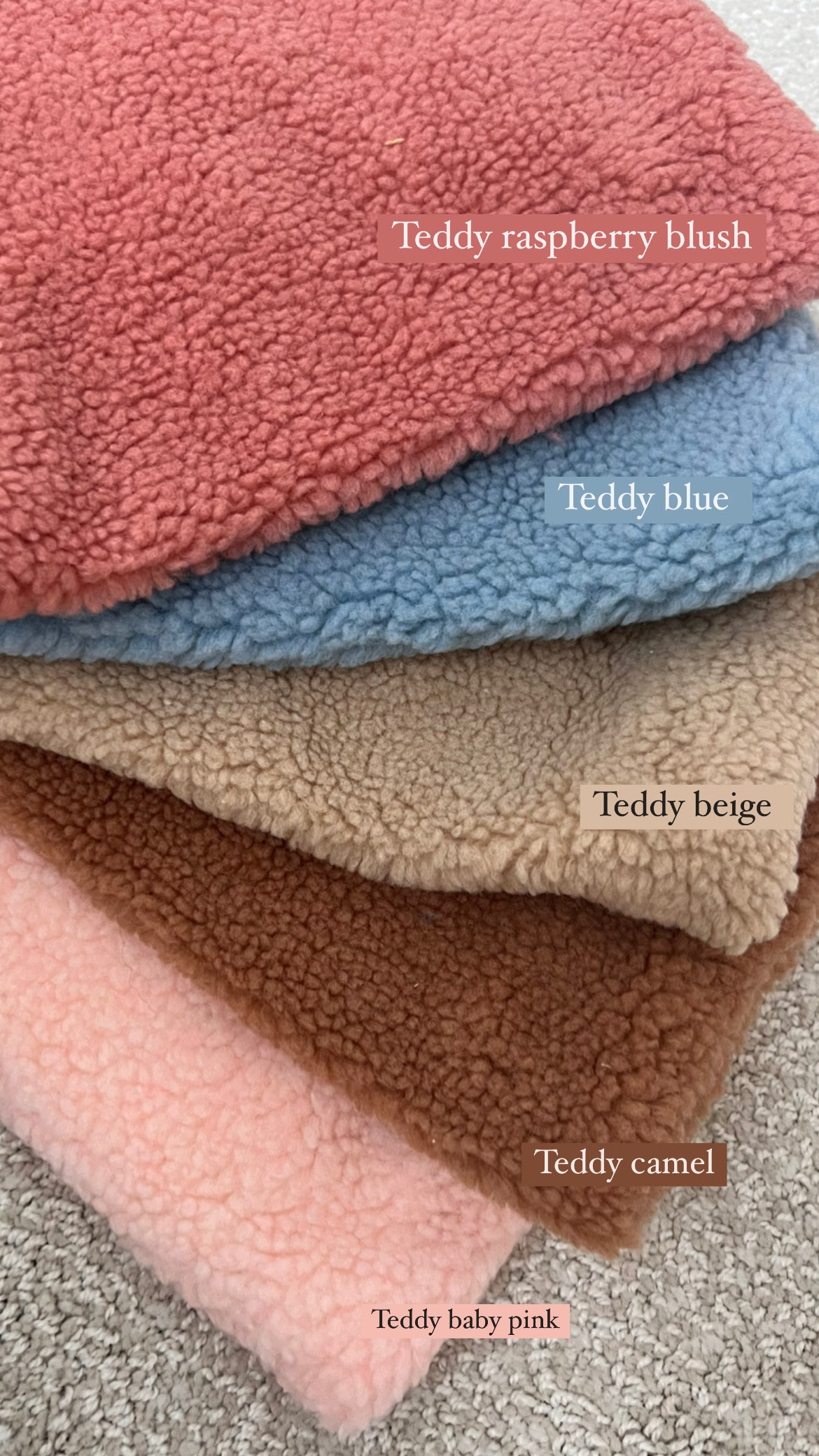 Teddy Envelope Pouch | Raspberry Blush Remaining