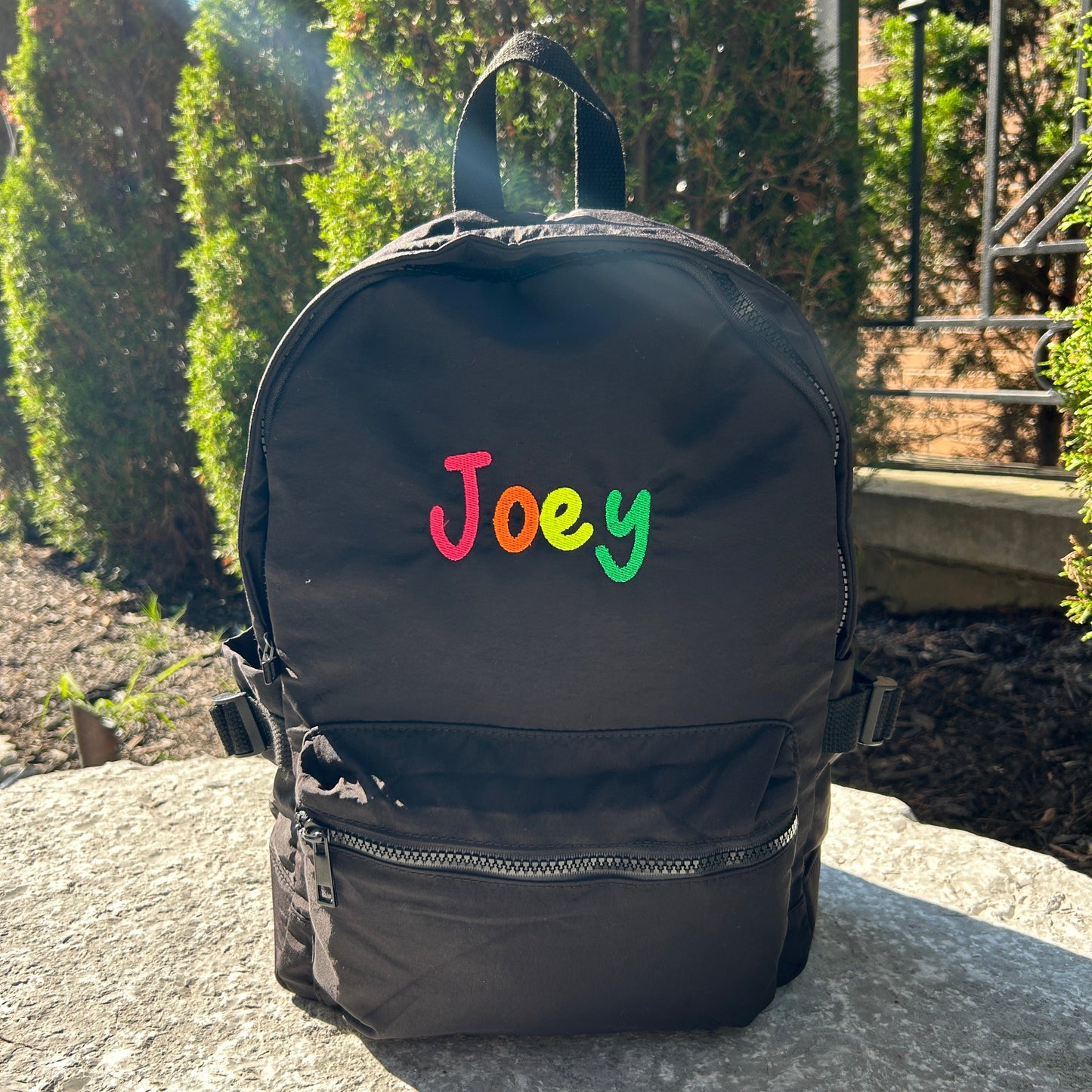 Black Toddler Nylon Backpack