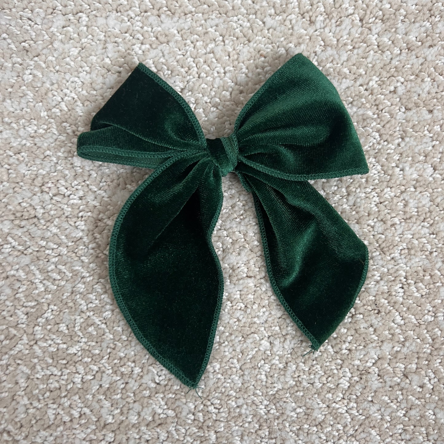 Oversized Bow Clip | Hair accessory for toddlers & Girls | Machine Embroidery