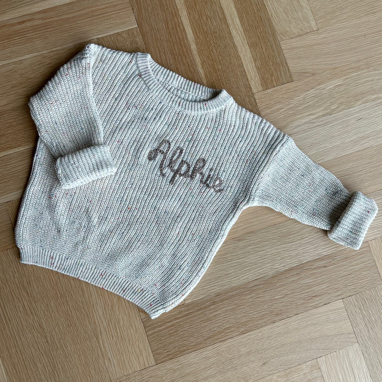 Speckled Sweaters | Pink & Beige 4-6 Years