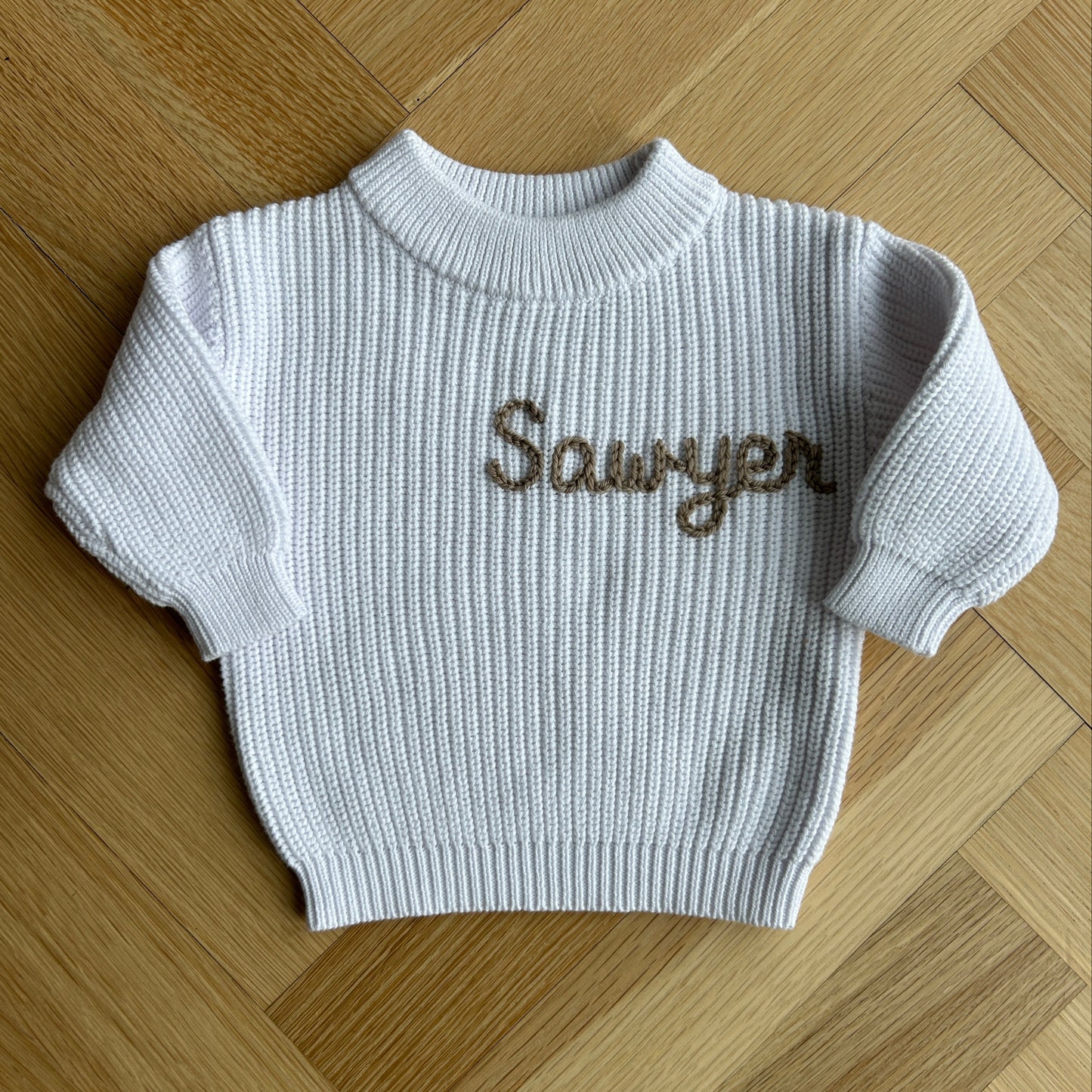 Custom Name Sweater | Multiple Colors Oversized Knit Newborn to 6 Years
