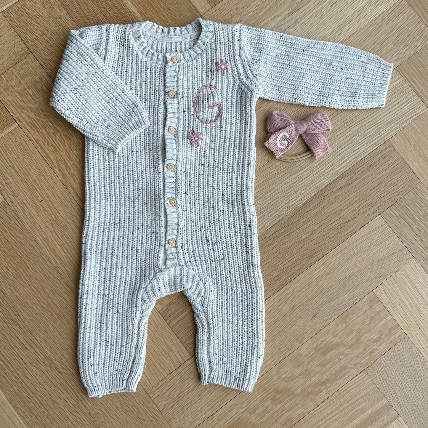Speckled Baby Romper | Onesie for new baby boys & girls