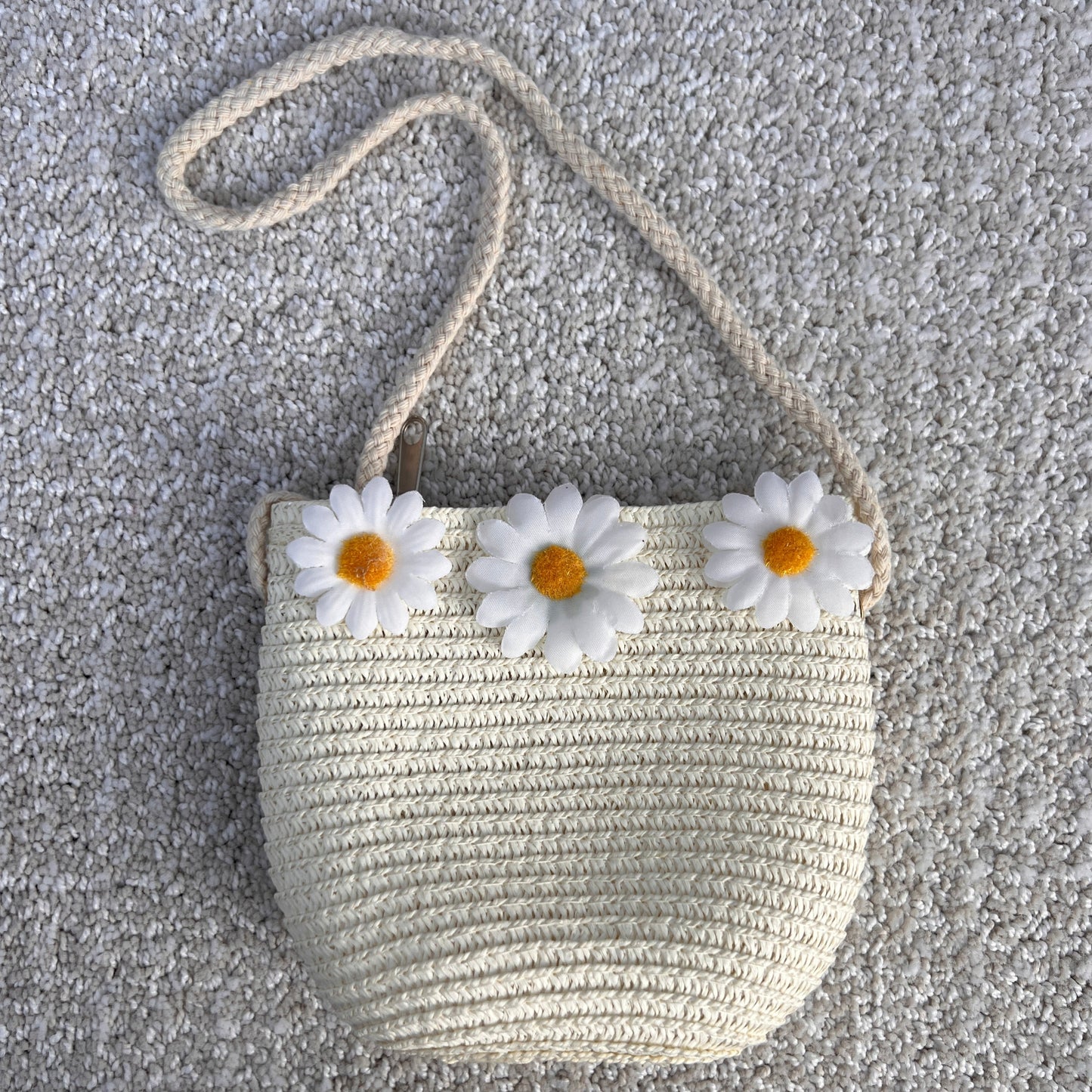 Daisy Toddler Tote | Messenger Purse for Toddlers with flower detail