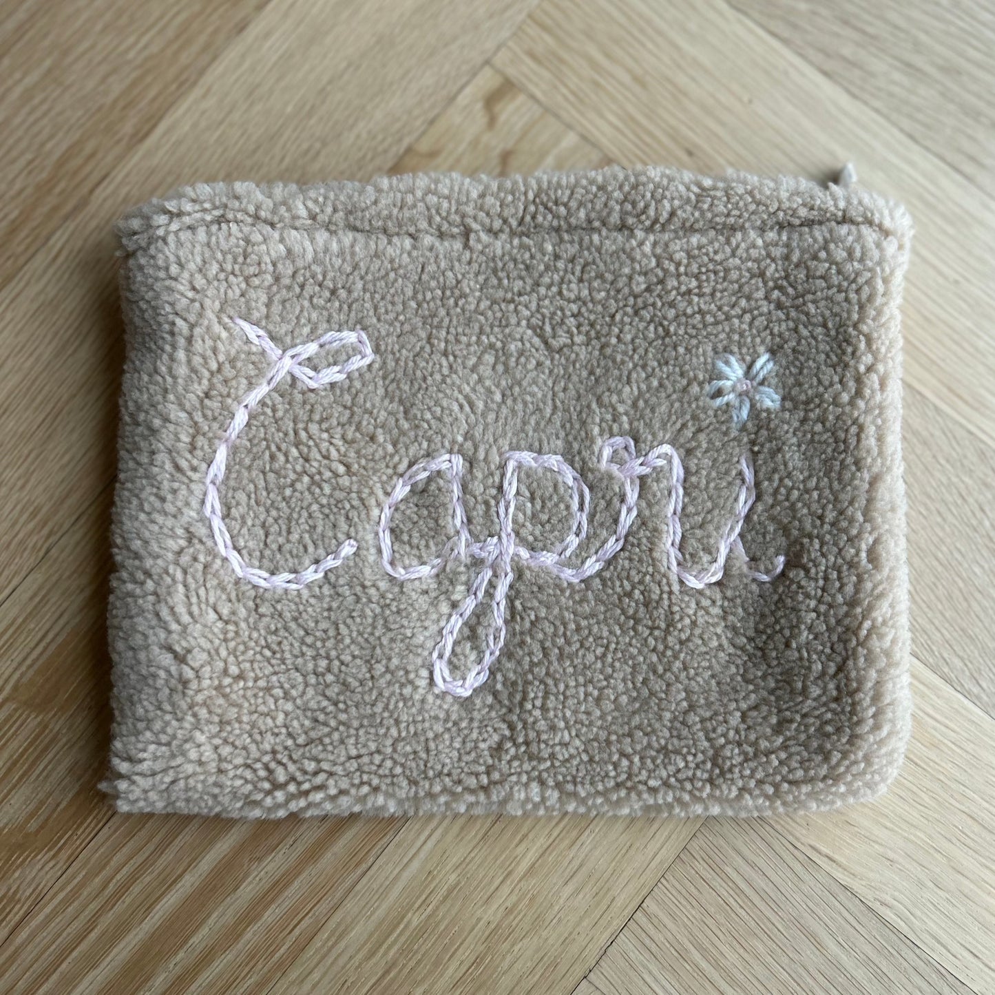 Teddy Envelope Pouch | Raspberry Blush Remaining