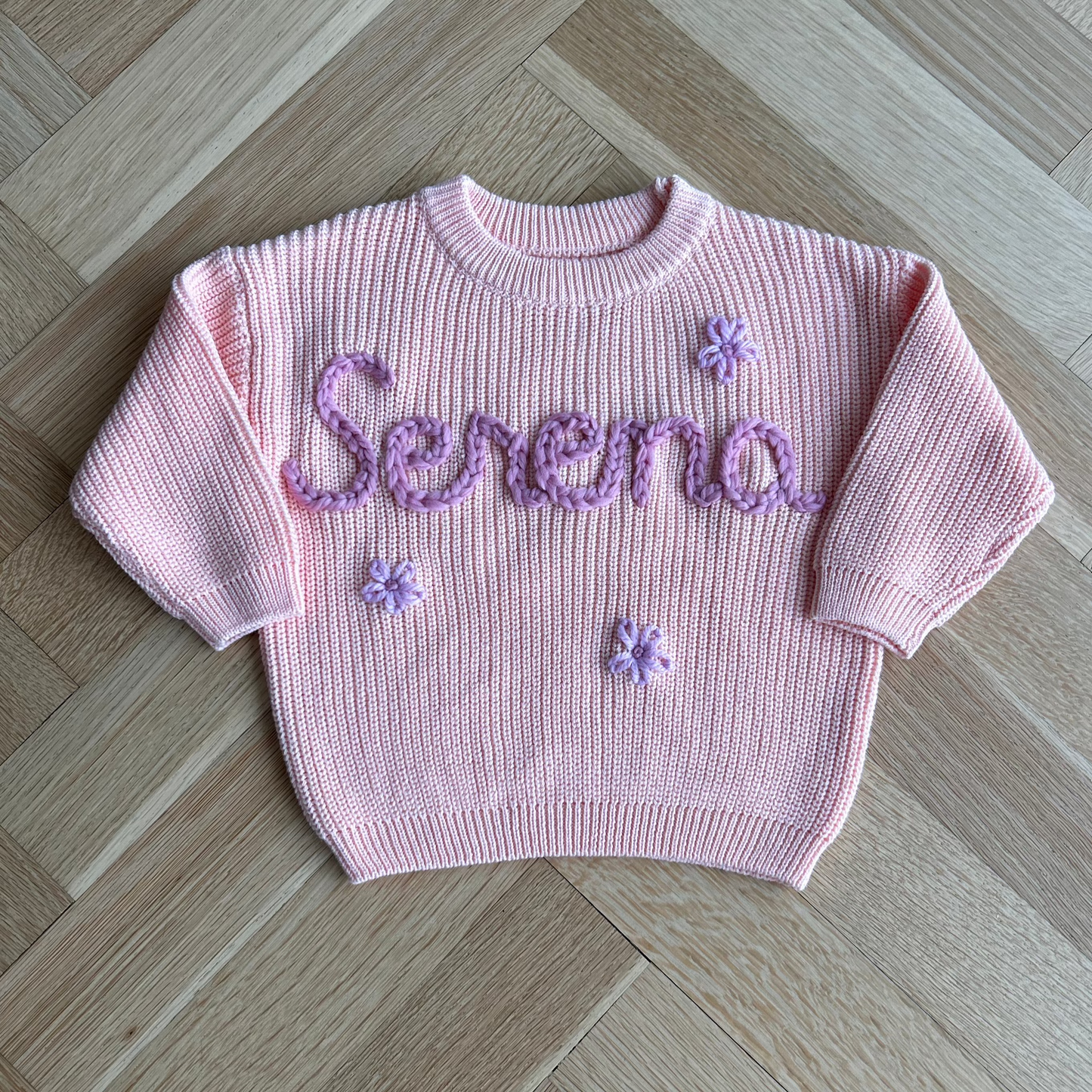 Pale Peachy Pink Oversized Sweater : Size 3T (2-3Y)