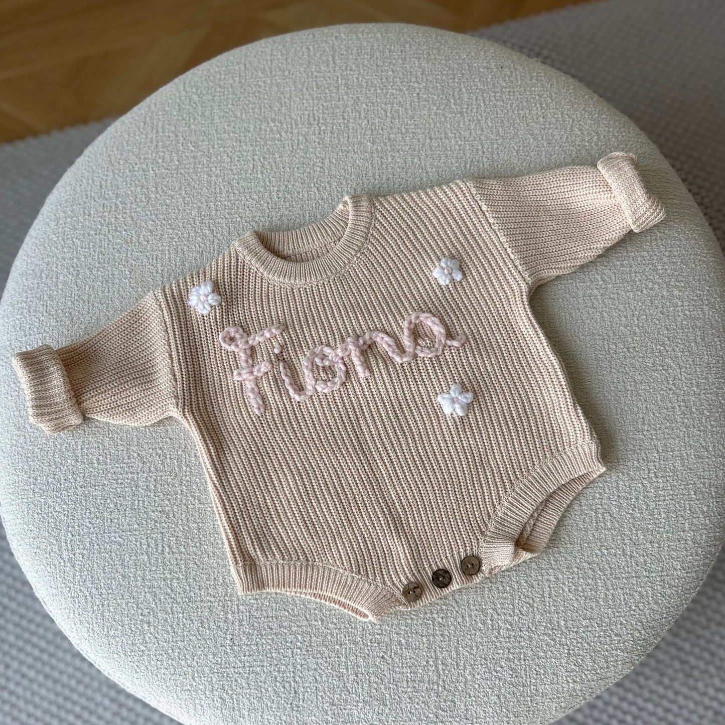 Classic Knit Baby Onesie | 0-6 Months, Multiple Colours!