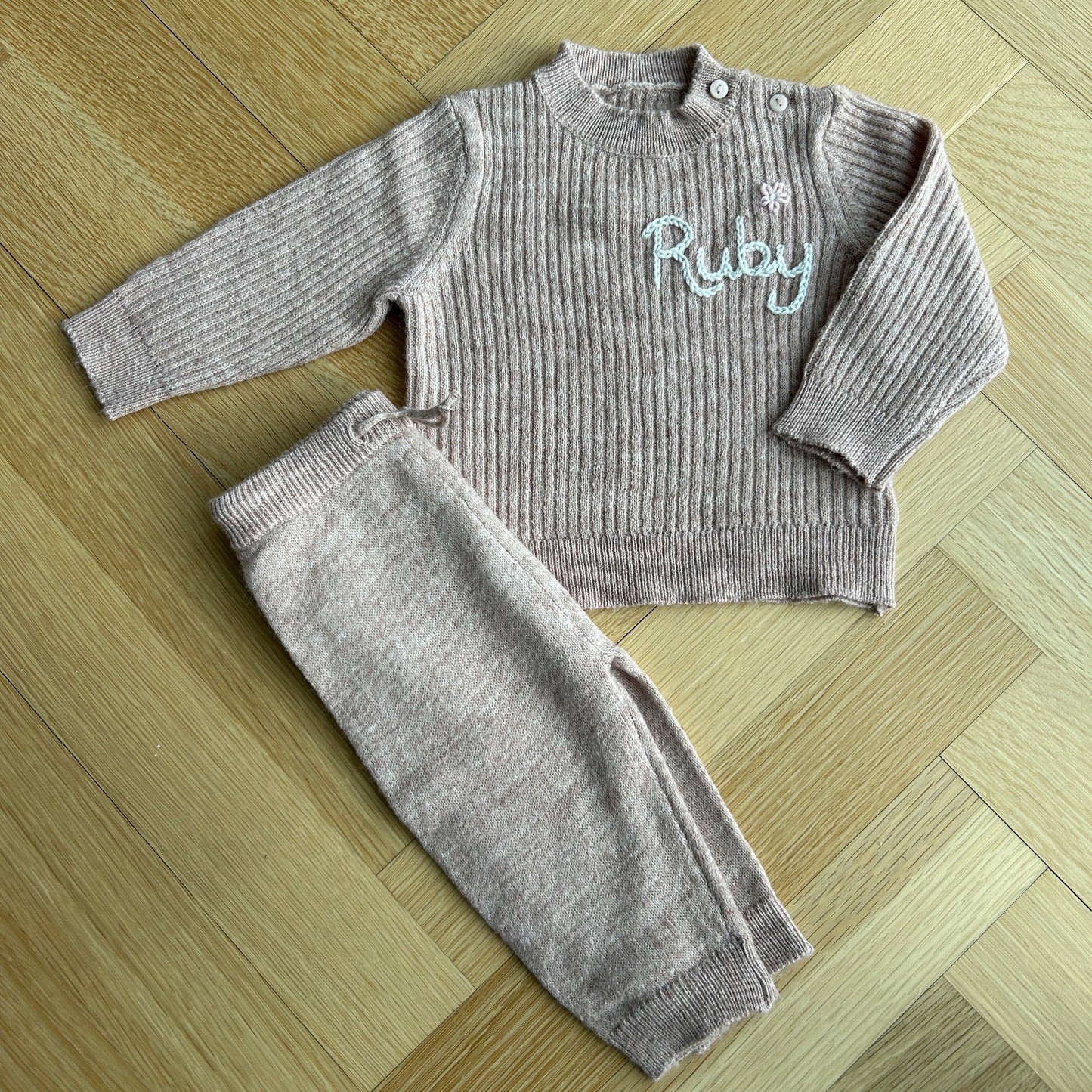 Soft Touch Newborn Set | 2 Piece Set Available in Teal or Pink