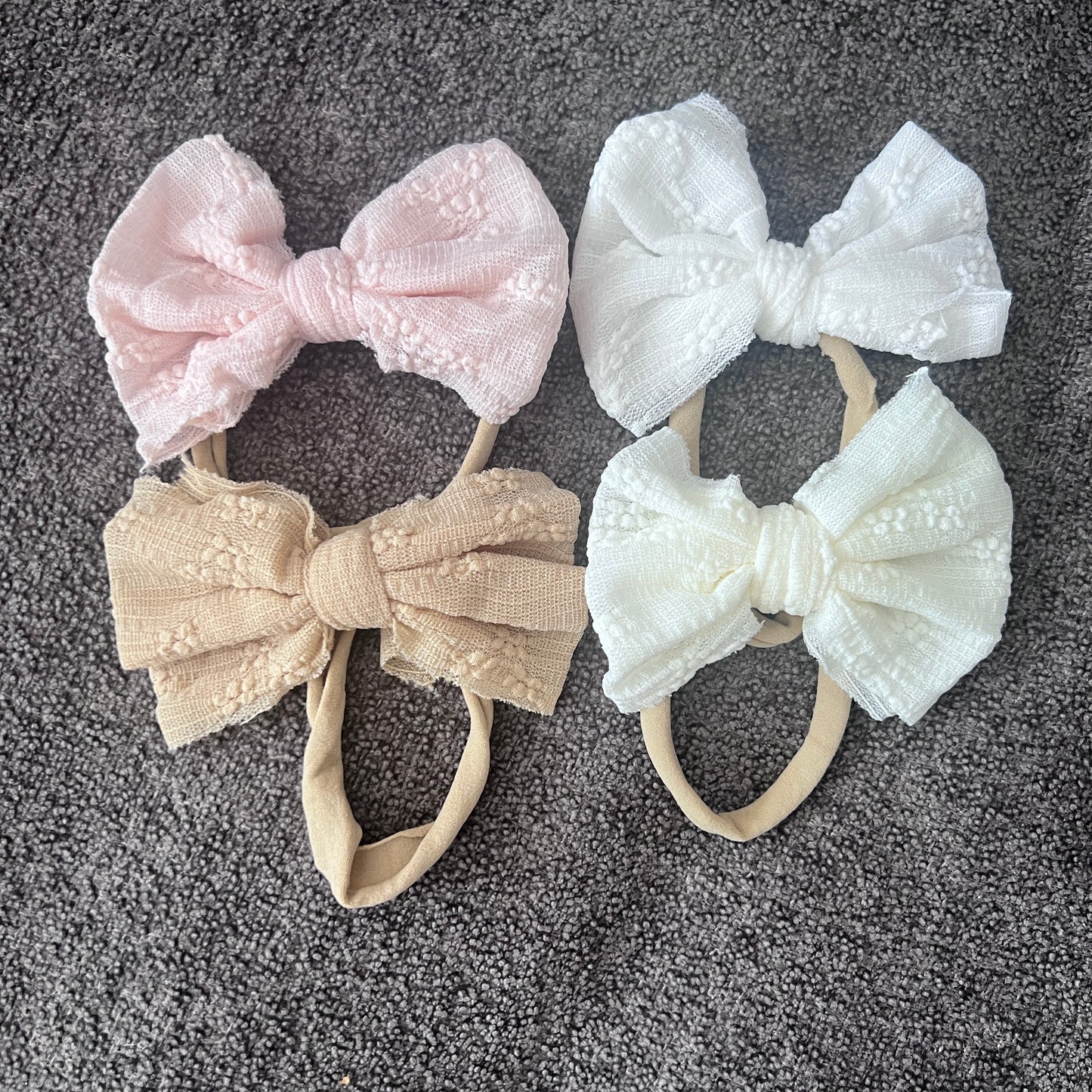 Newborn Bow Hairbands Pack of 4 | Ready to Ship