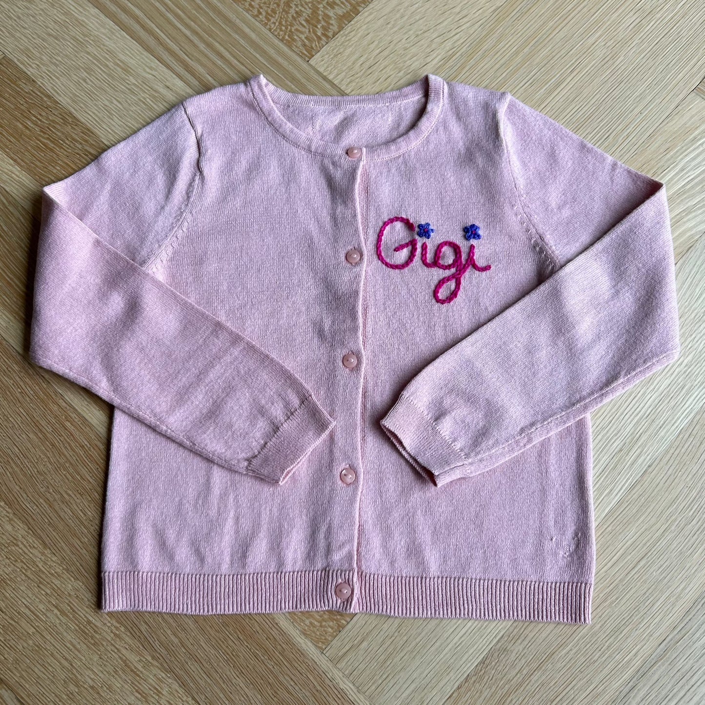 Fine Knit Cardi | Toddler Girls Custom Cardigan, Multiple Colors & Sizes