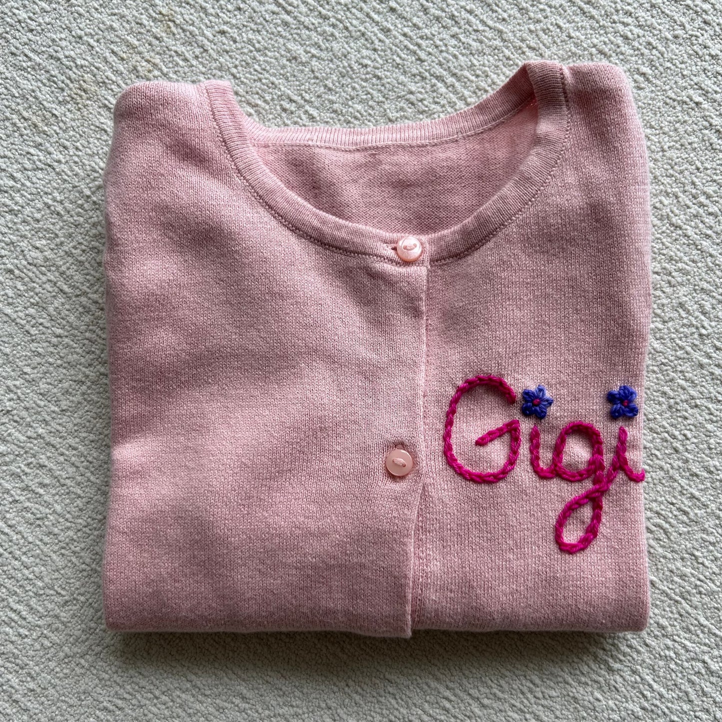 Fine Knit Cardi | Toddler Girls Custom Cardigan, Multiple Colors & Sizes