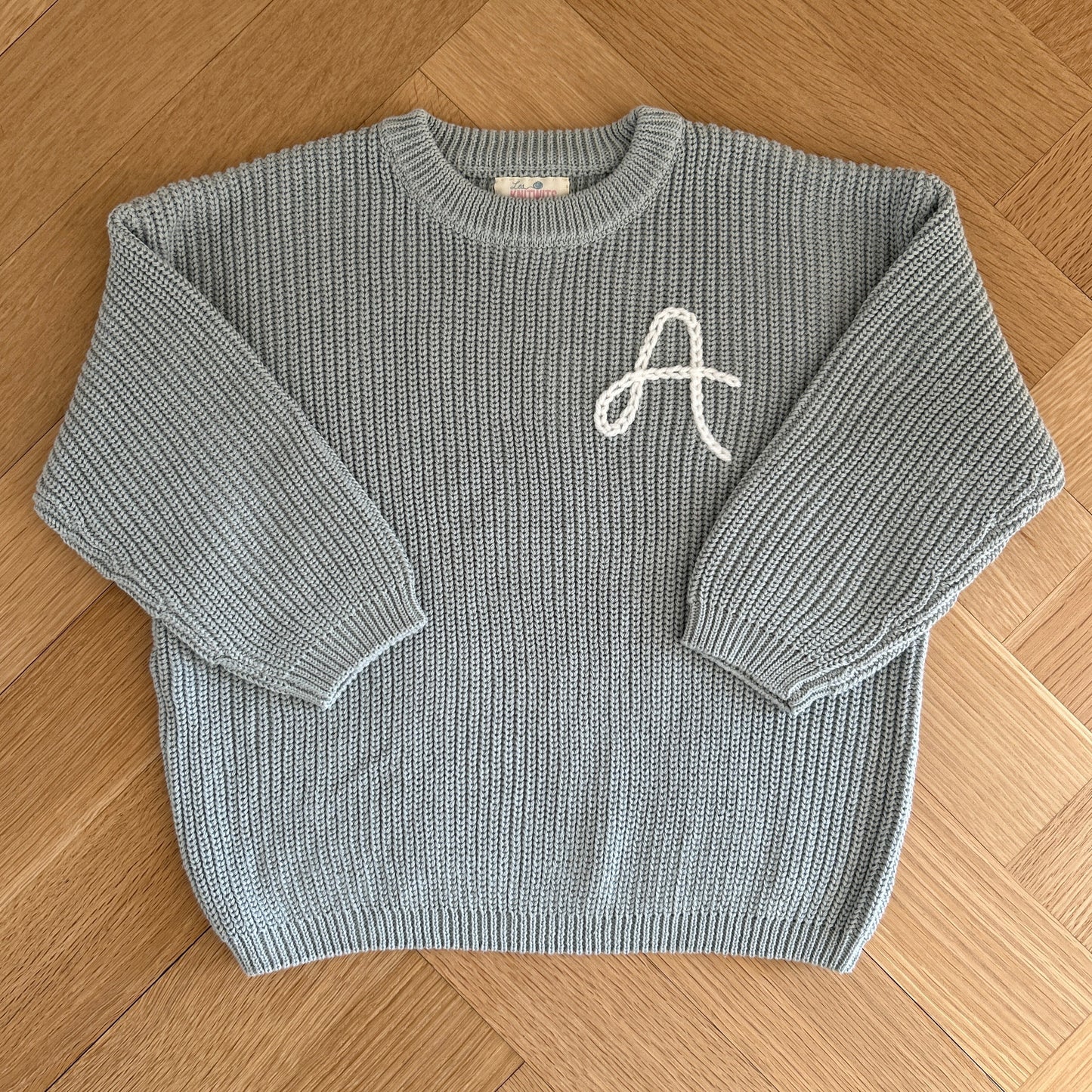 Initial Sweater | Multiple Colors Oversized Knit Newborn to 6 Years