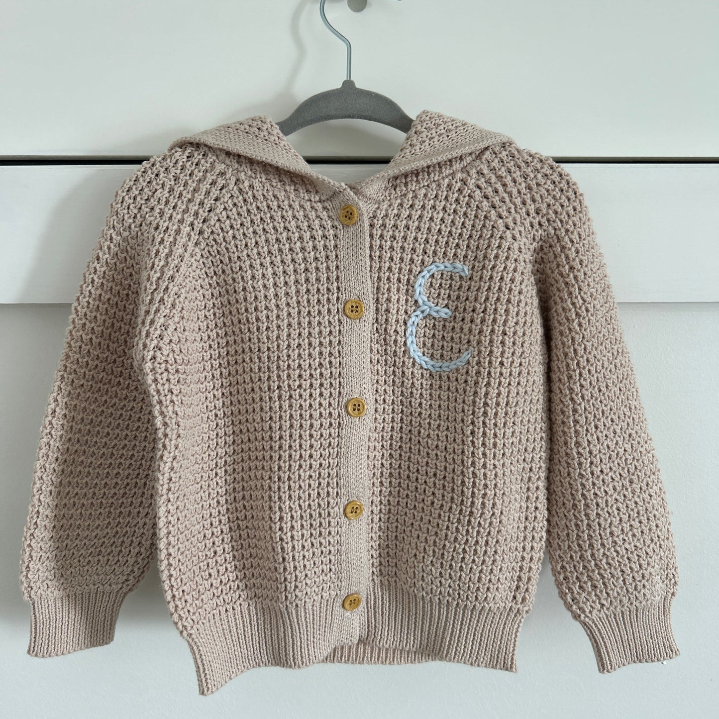 Hooded Waffle Cardigan | Oatmeal, Brown or Navy