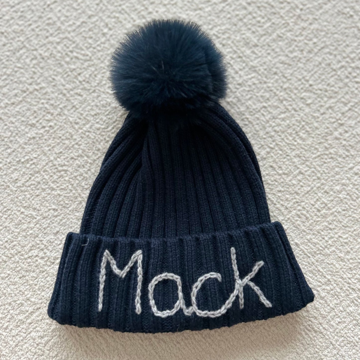 Ribbed Pompom Hat | Winter hat for Babies & Toddlers