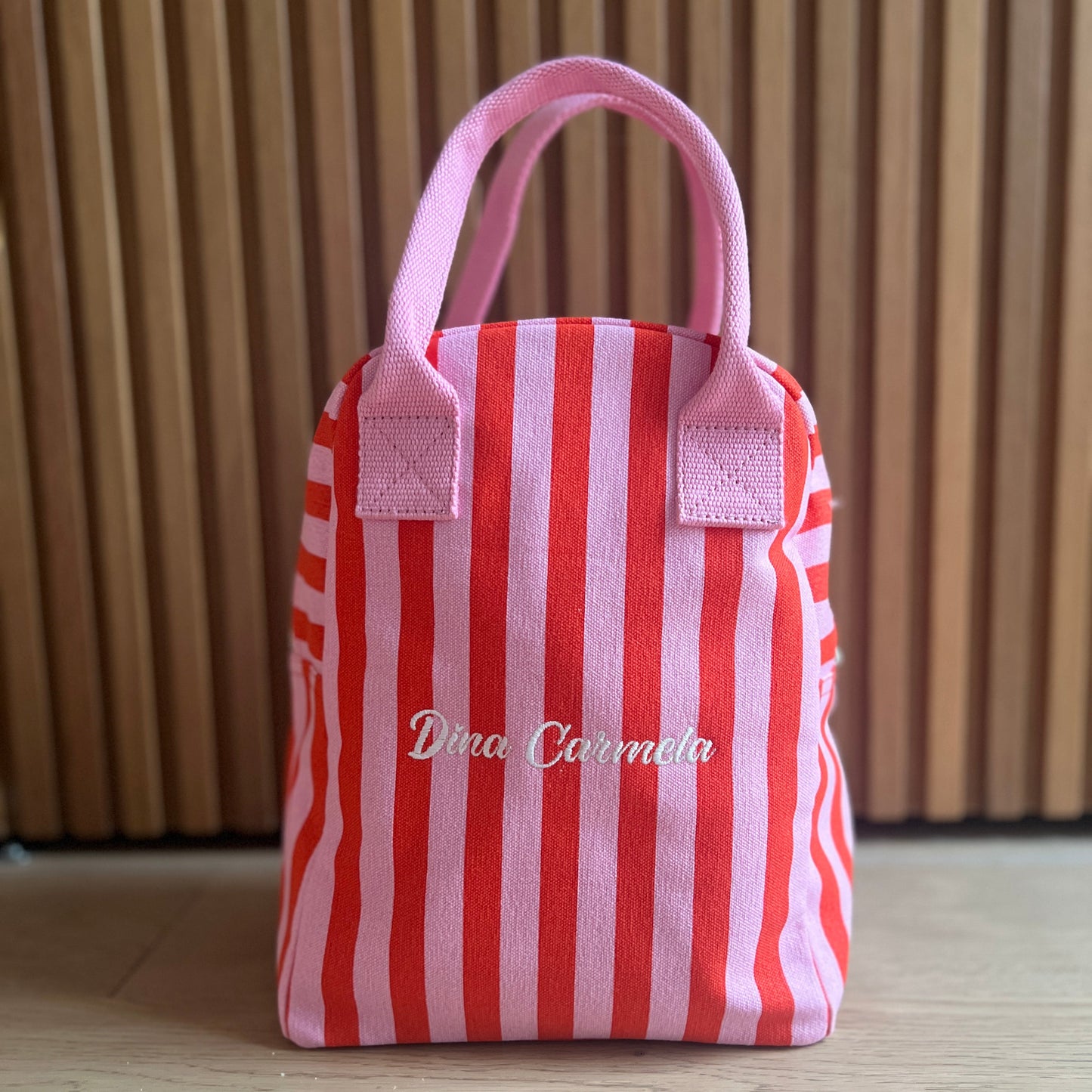 Custom Lunch or Snack Bag STRIPES | Clean, Non-Toxic Machine Washable