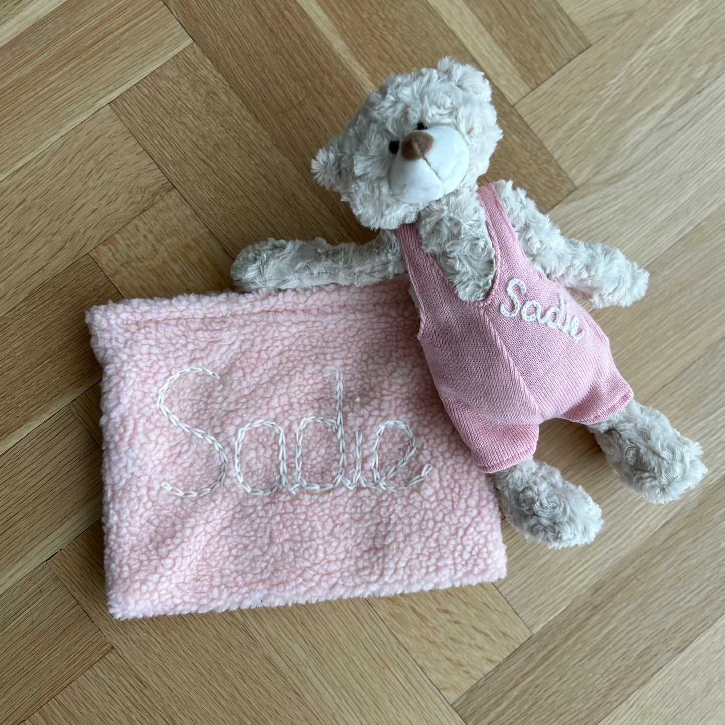 Teddy Envelope Pouch | Raspberry Blush Remaining