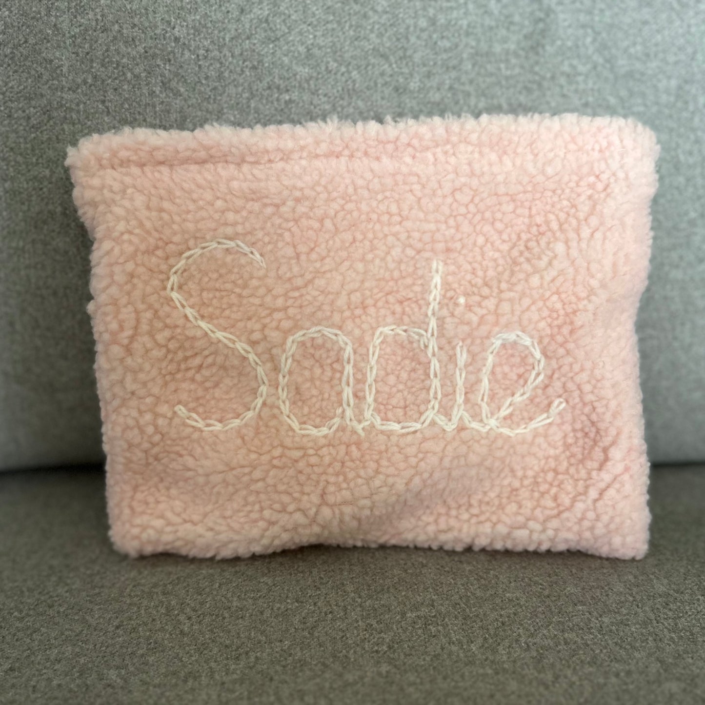 Teddy Envelope Pouch | Raspberry Blush Remaining