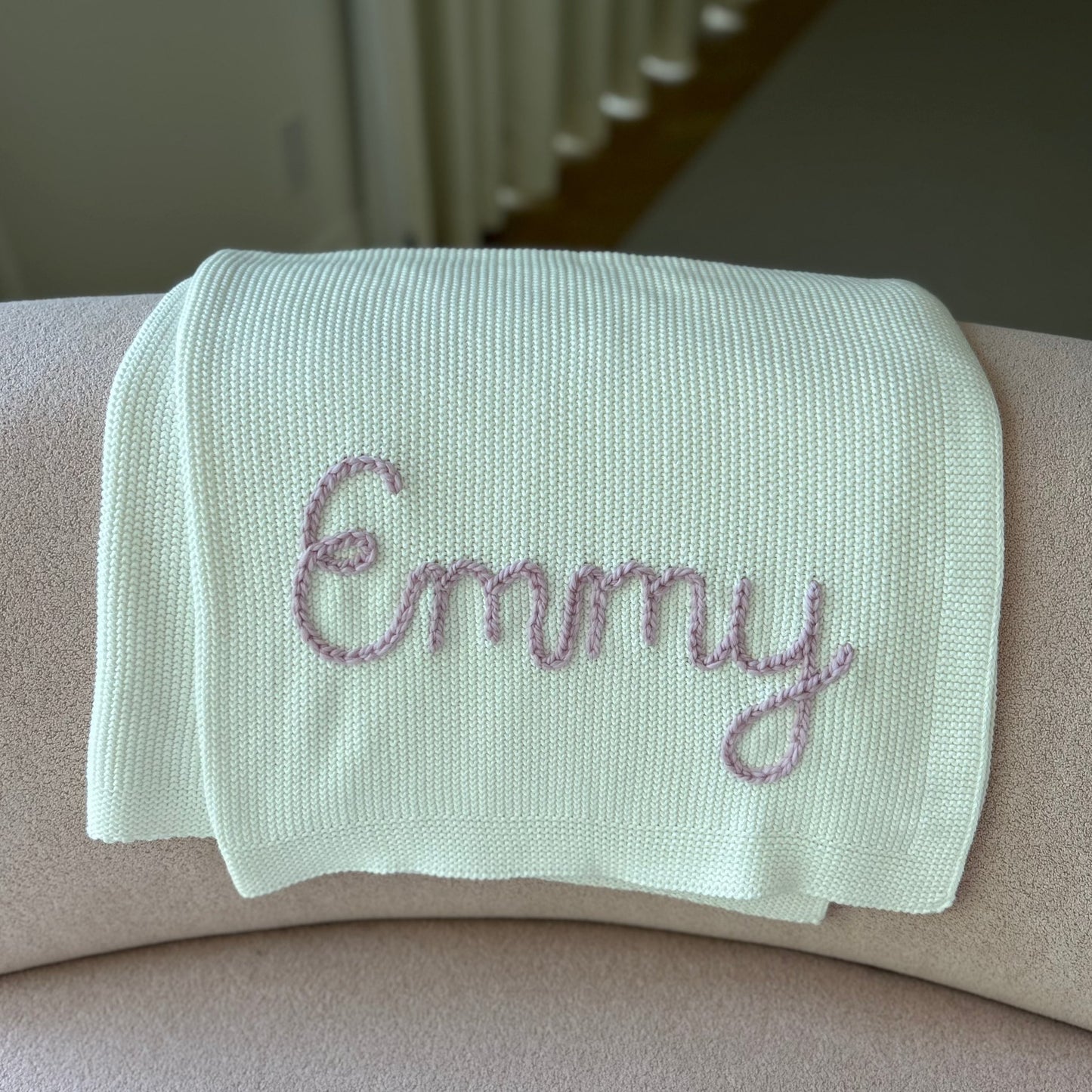 Solid Colour Baby Blanket - IVORY | Custom Baby Blanket Gift in Many Colors