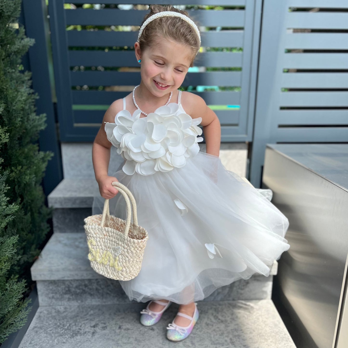 Kids Straw Basket | Custom Kids basket for events or everyday