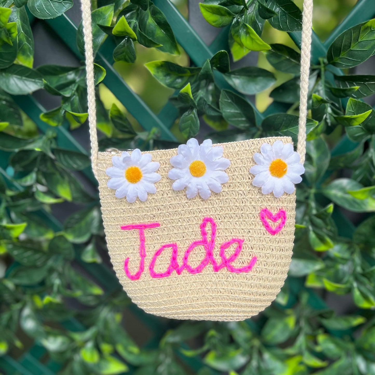 Daisy Toddler Tote | Messenger Purse for Toddlers with flower detail
