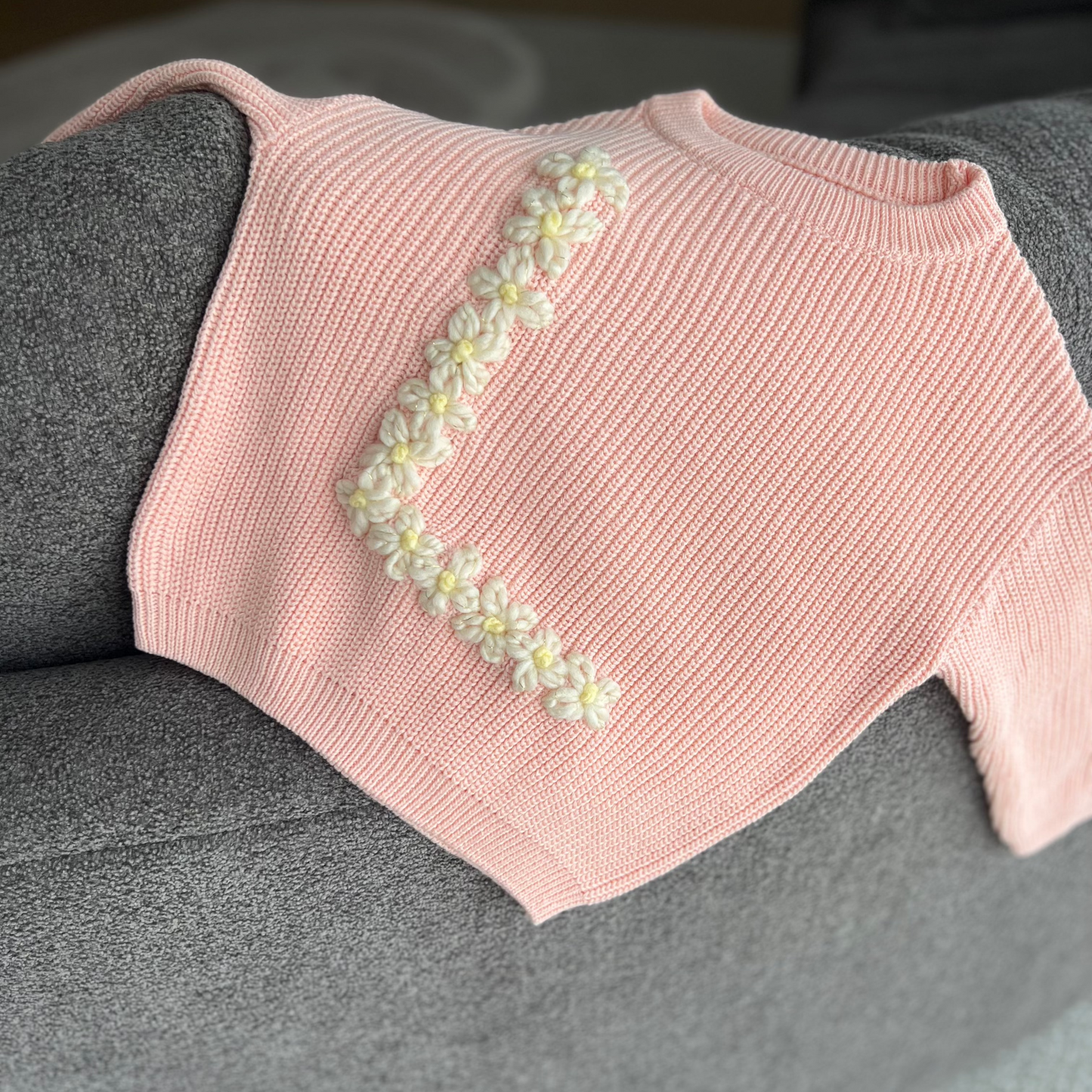 The Flower Bomb Sweater | Multiple Colors Oversized Knit Newborn to 6 Years