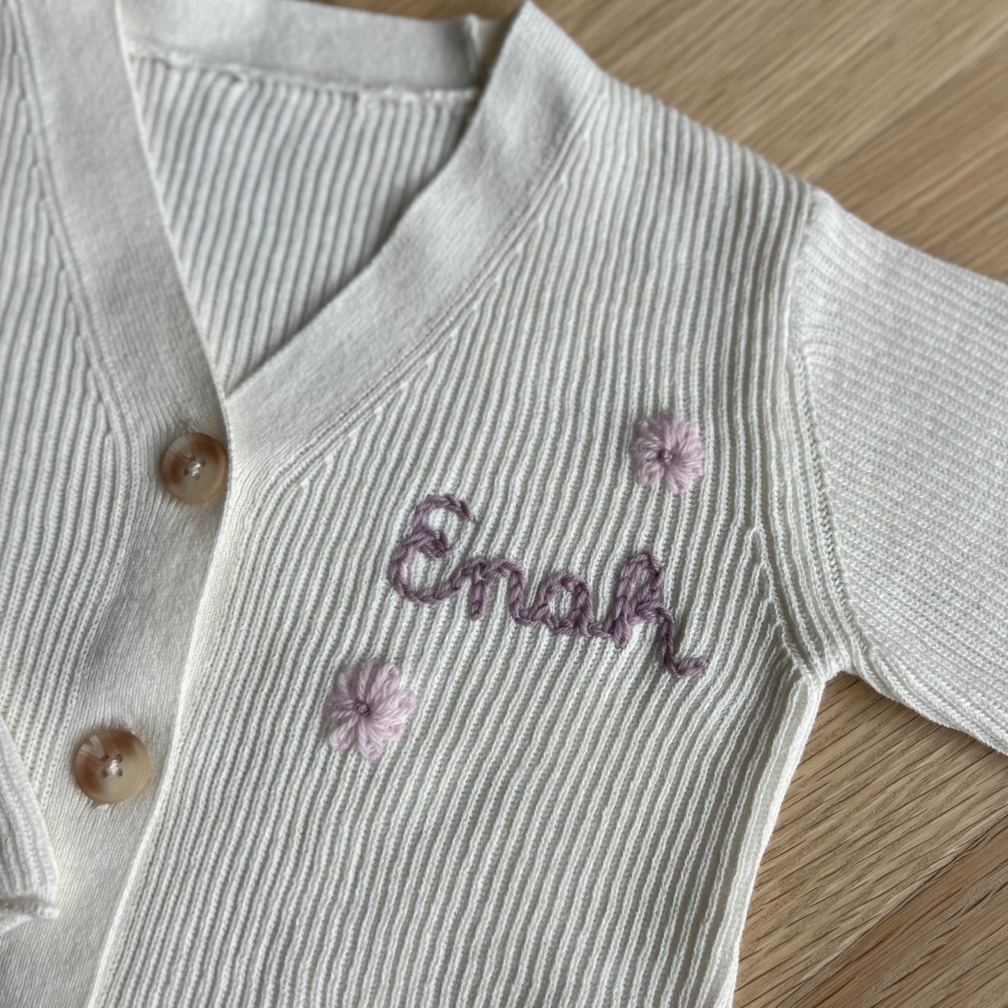 White Oversized Cardi 2-3 Years