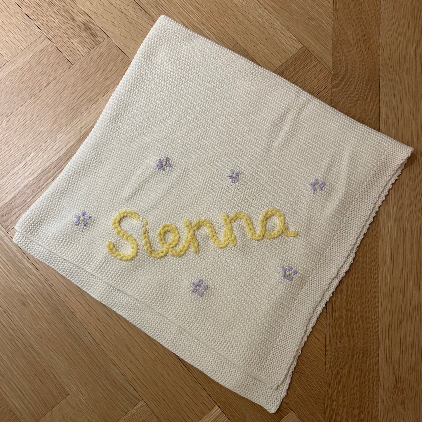 Grey Solid Colour Baby Blanket | Custom Baby Blanket Gift in Many Colors