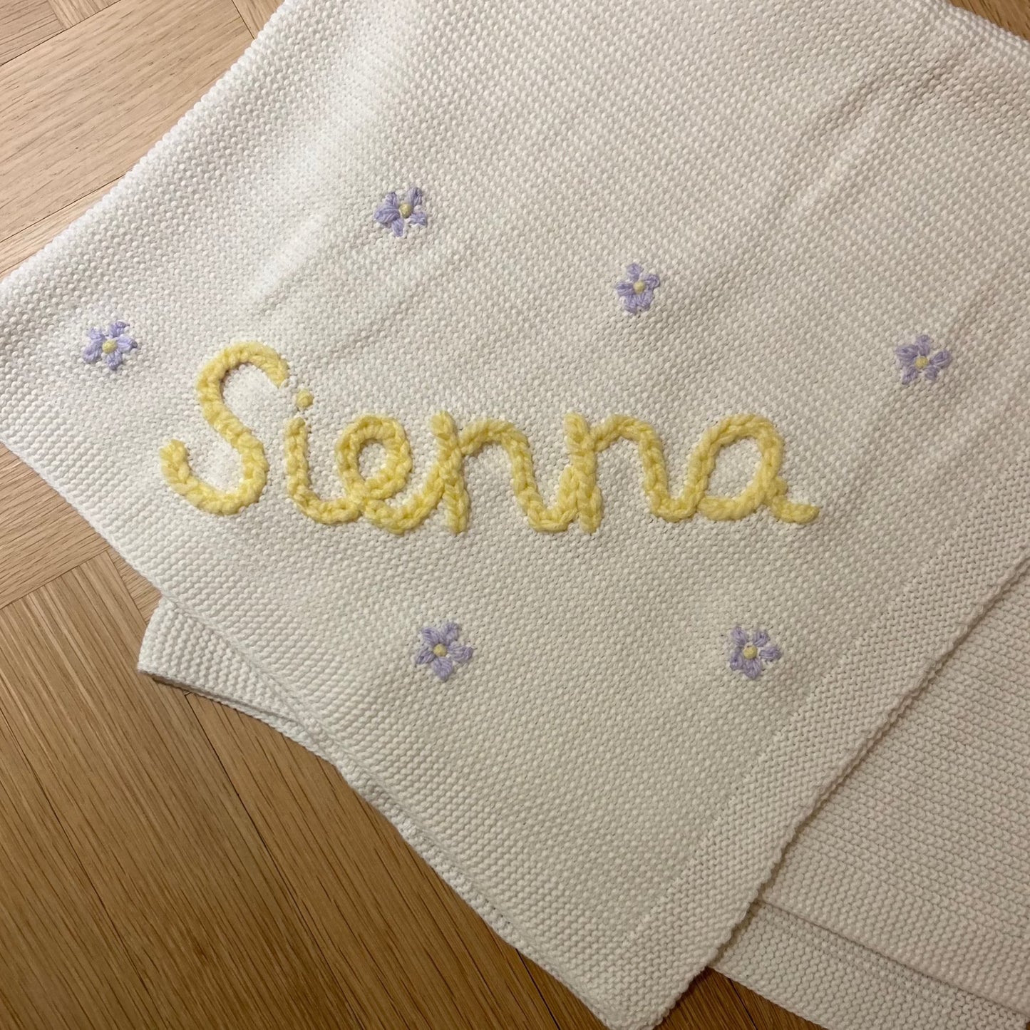 Solid Colour Baby Blanket Sage Green | Custom Baby Blanket Gift in Many Colors