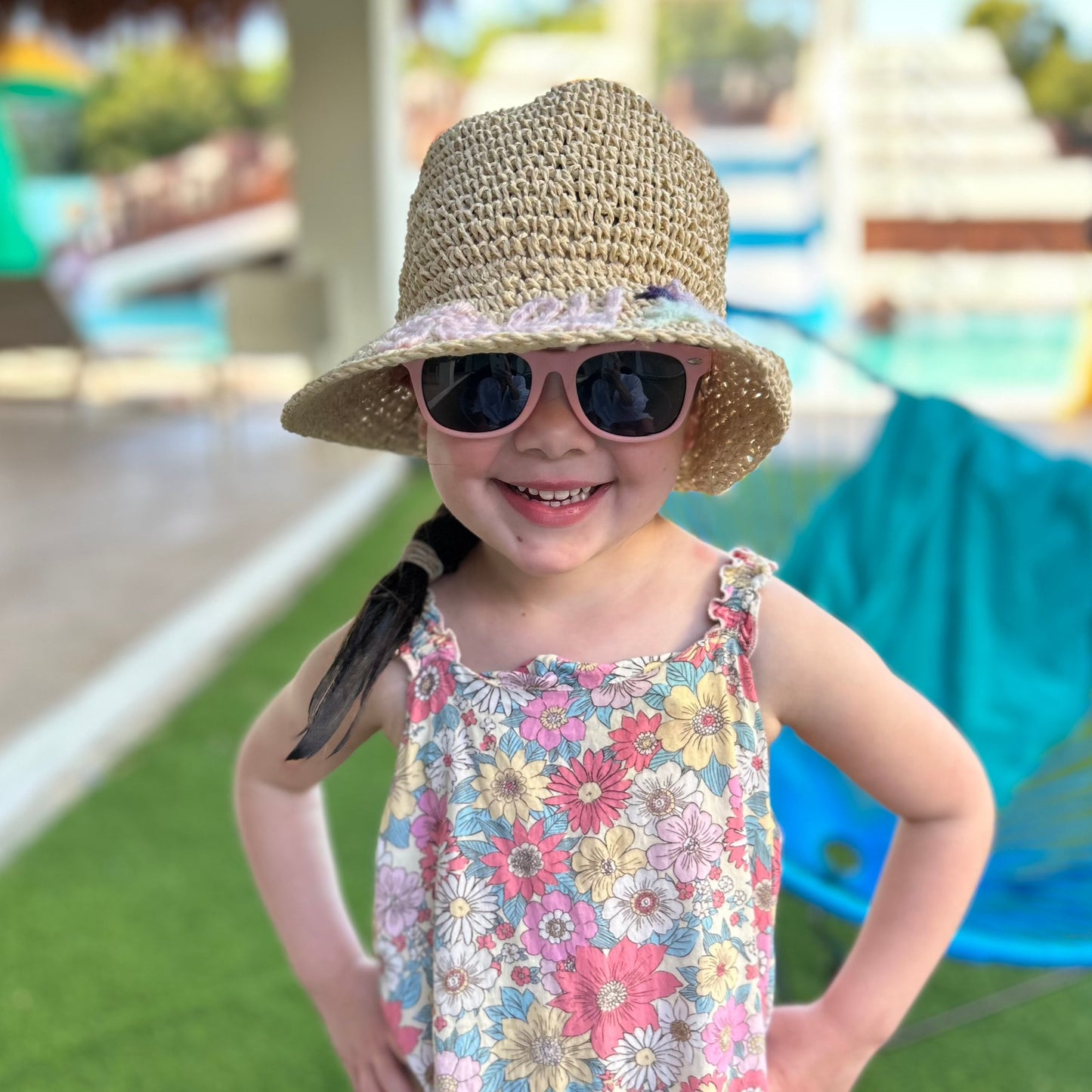 Crochet Bucket Hat for Toddlers | The perfect vacation hat (2-5Y)
