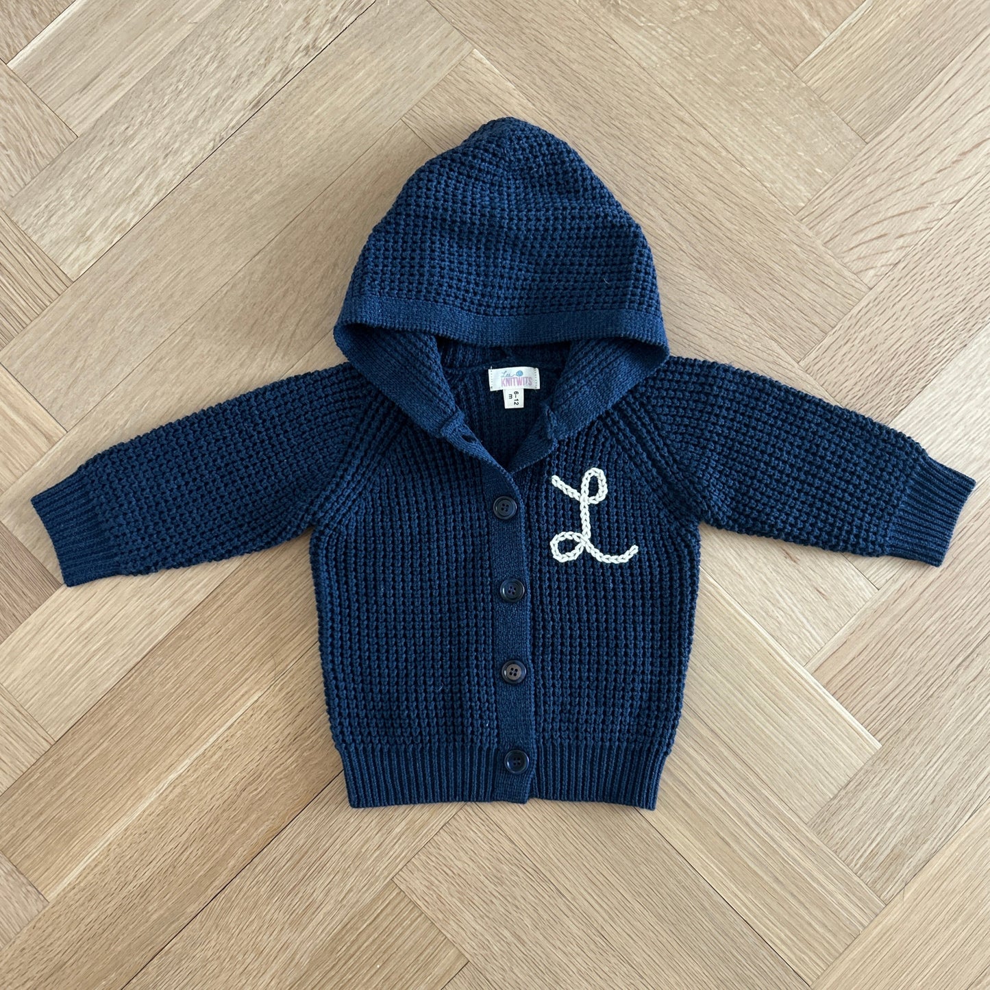 Hooded Waffle Cardigan | Oatmeal, Pink, Brown or Navy