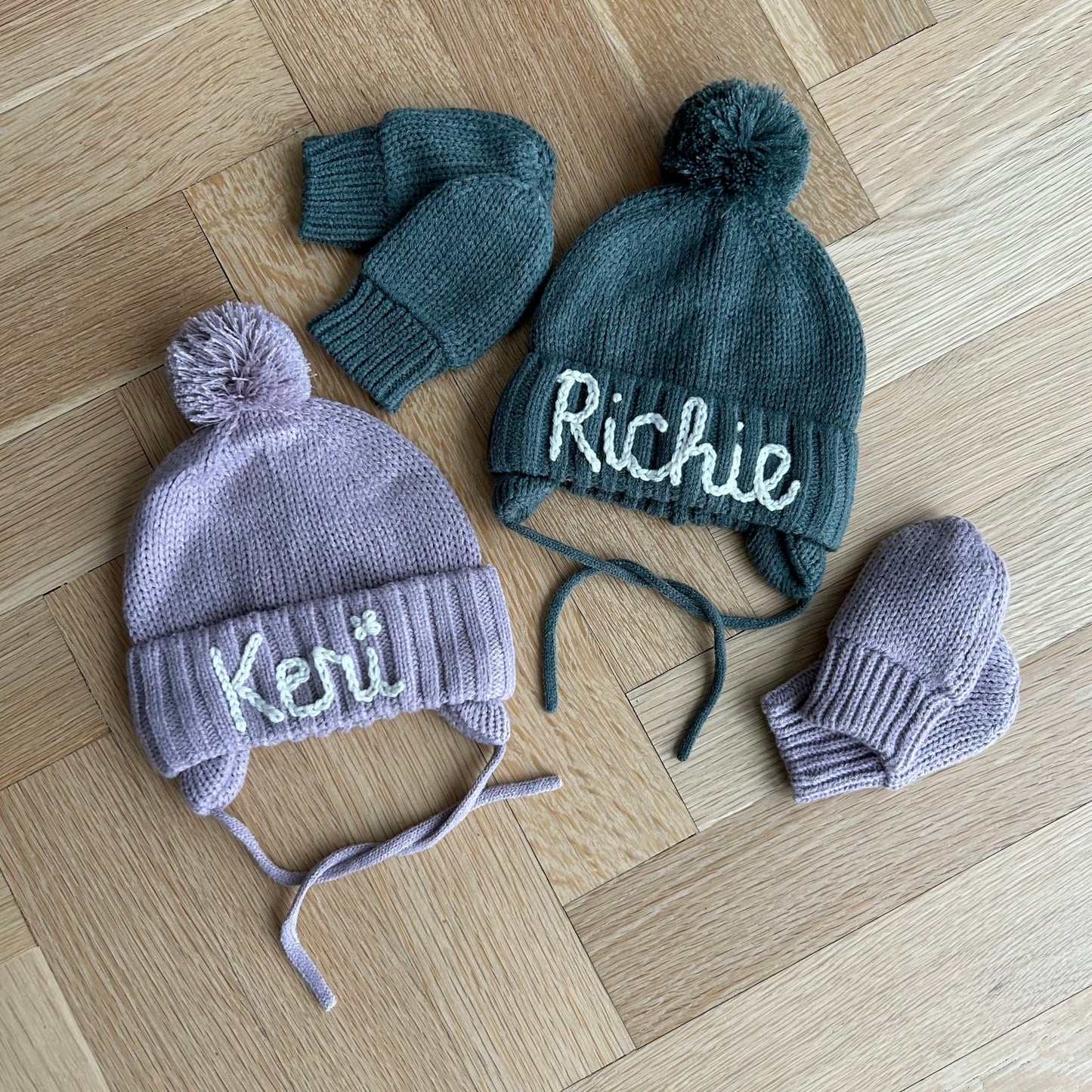 Camel Warm Lined Hat & Mits Sets SALE | Winter Hat for Babies & Toddlers