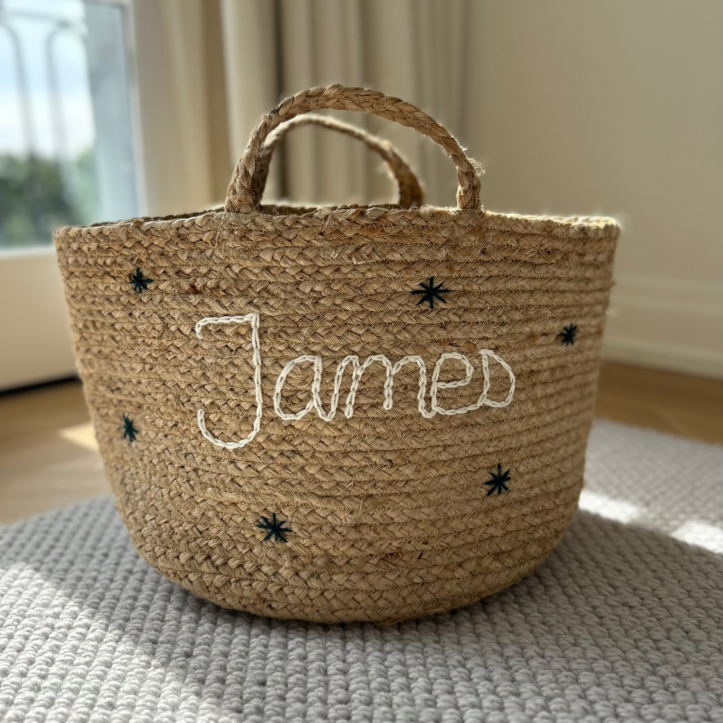 Les Bins Size Large, BEIGE | Storage Bins for Nursery, Playroom & More
