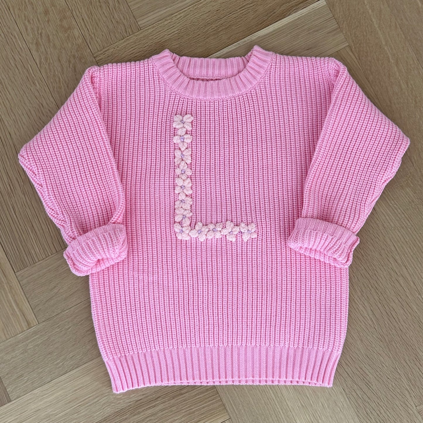 Cotton Candy Pink Sweater | 6 Months until 5YO