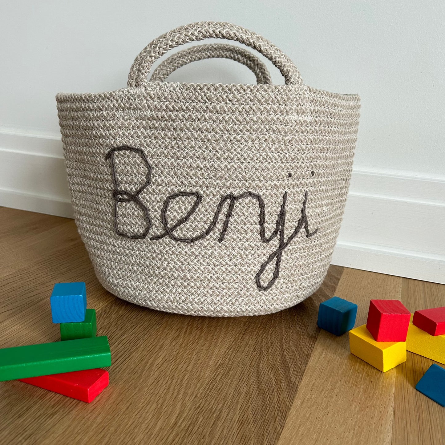 Les Bins Size Medium, BLUE | Storage Bins for Nursery, Playroom & More