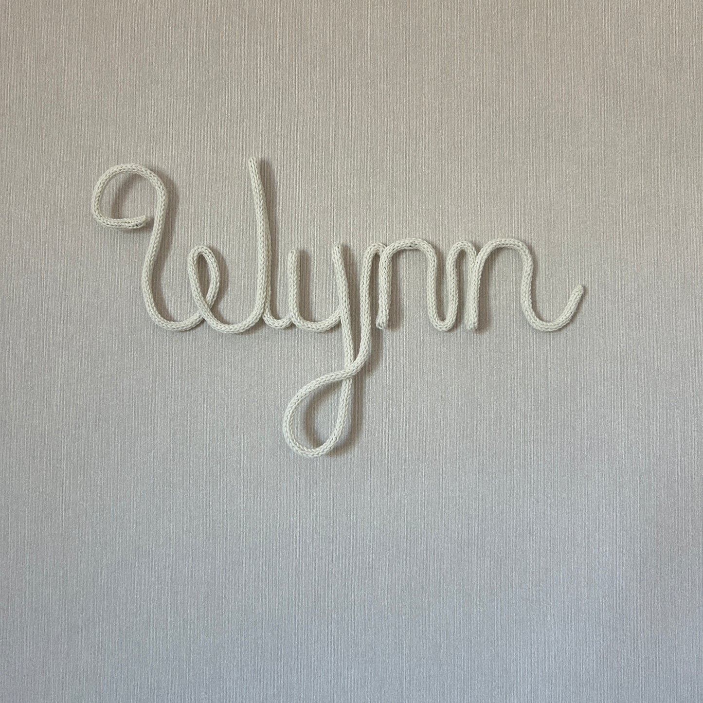 Embroidered Name Sign