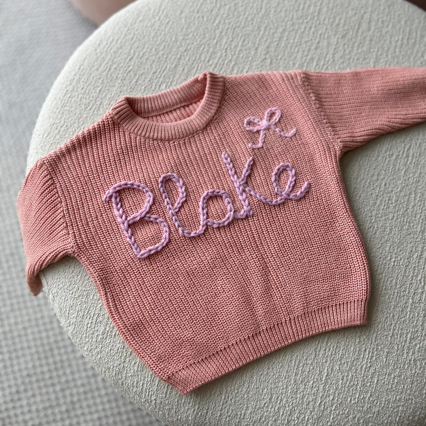 Blush Classic Sweater, Oversized Fit | 4T & 5T Available
