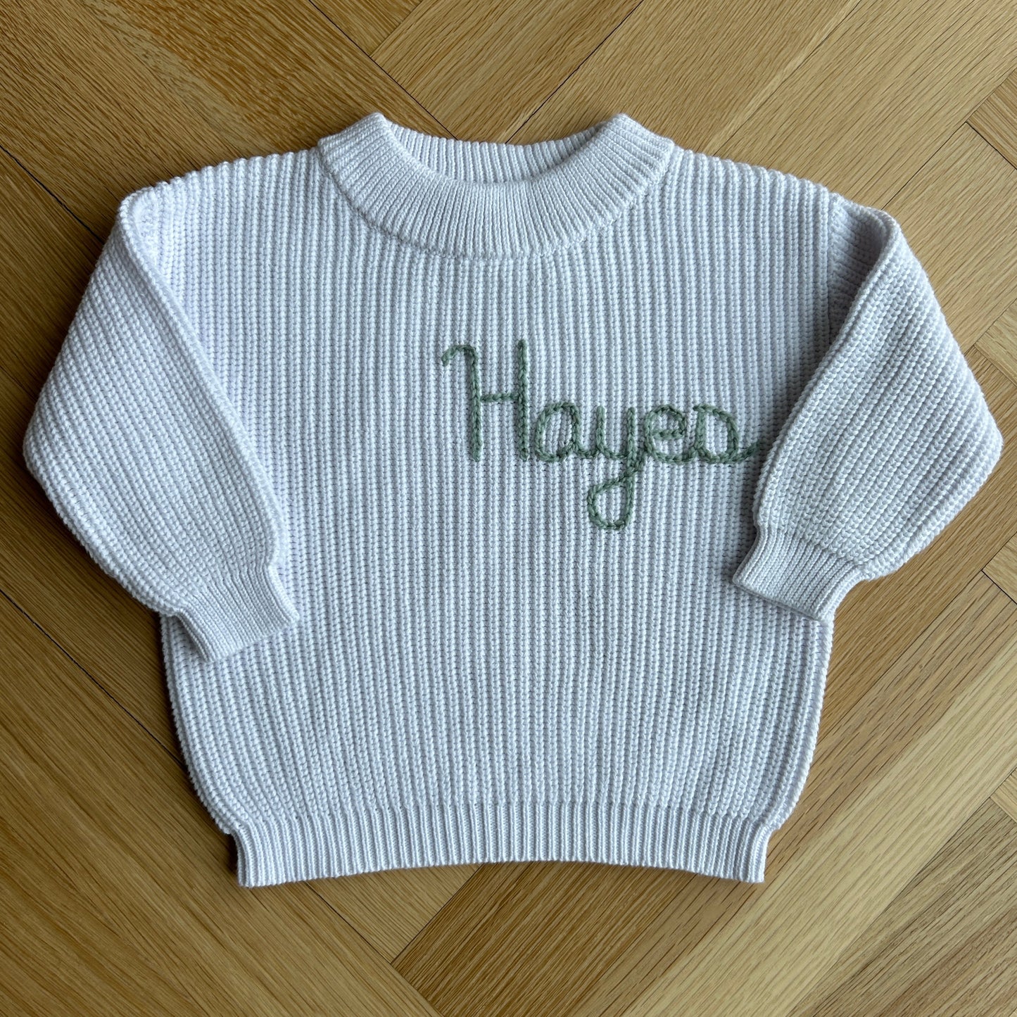 Custom Name Sweater | Multiple Colors Oversized Knit Newborn to 6 Years
