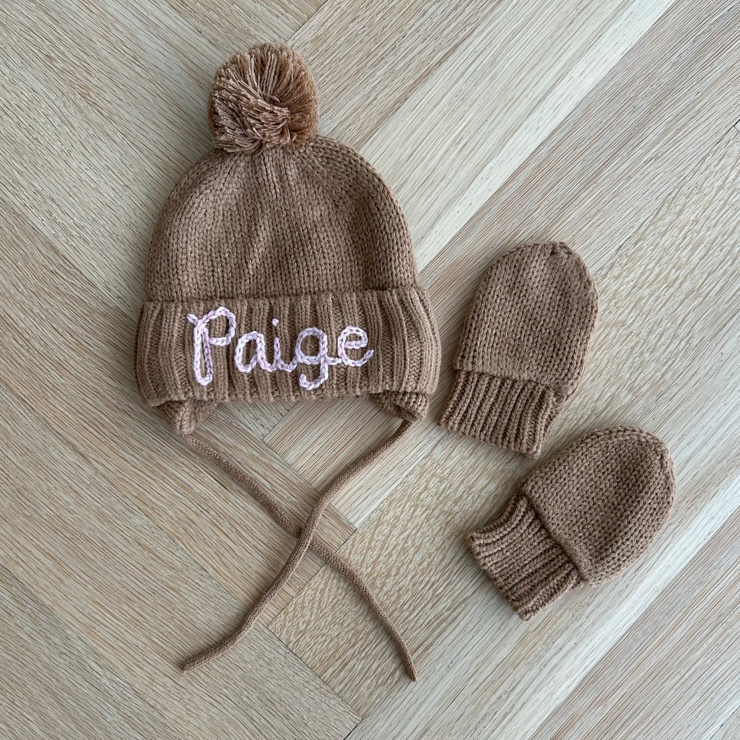 Camel Warm Lined Hat & Mits Sets SALE | Winter Hat for Babies & Toddlers