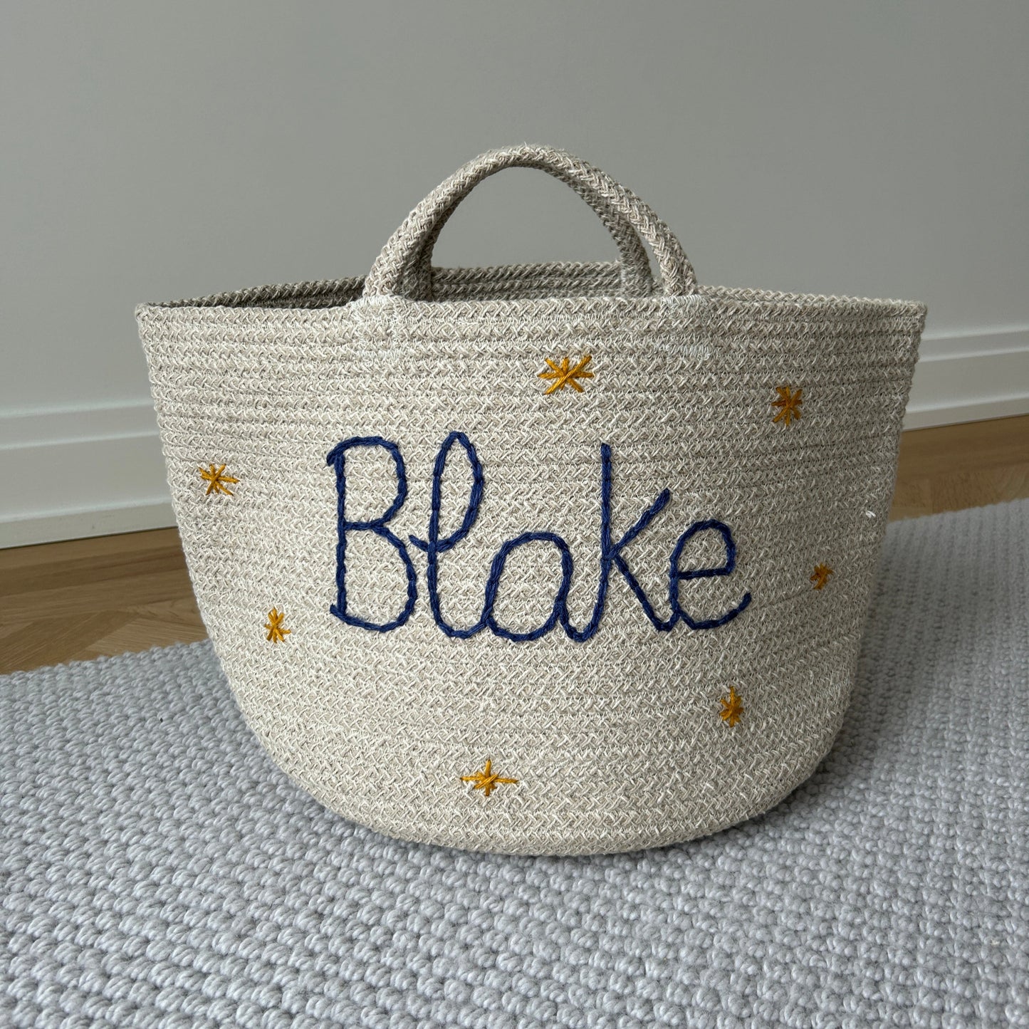 Les Bins Size Large, BEIGE | Storage Bins for Nursery, Playroom & More