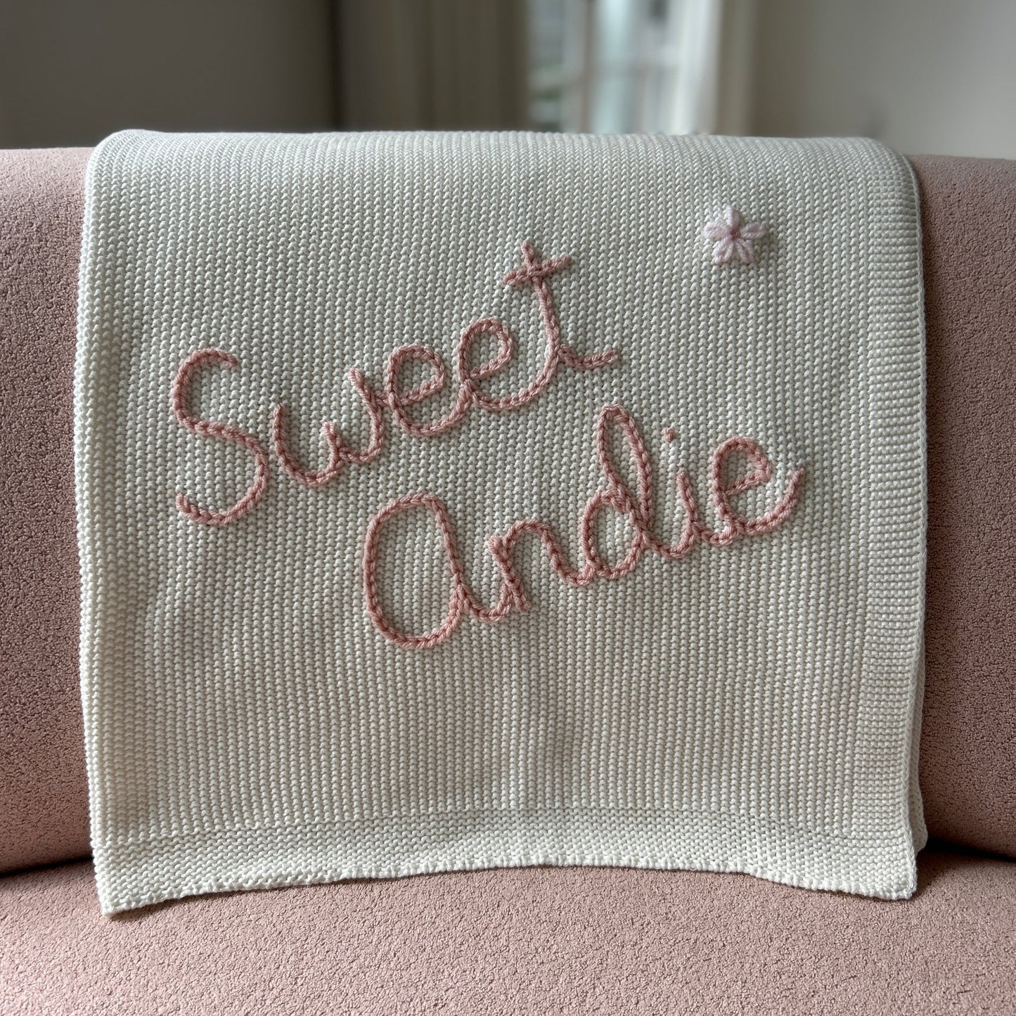 Solid Colour Baby Blanket - IVORY | Custom Baby Blanket Gift in Many Colors