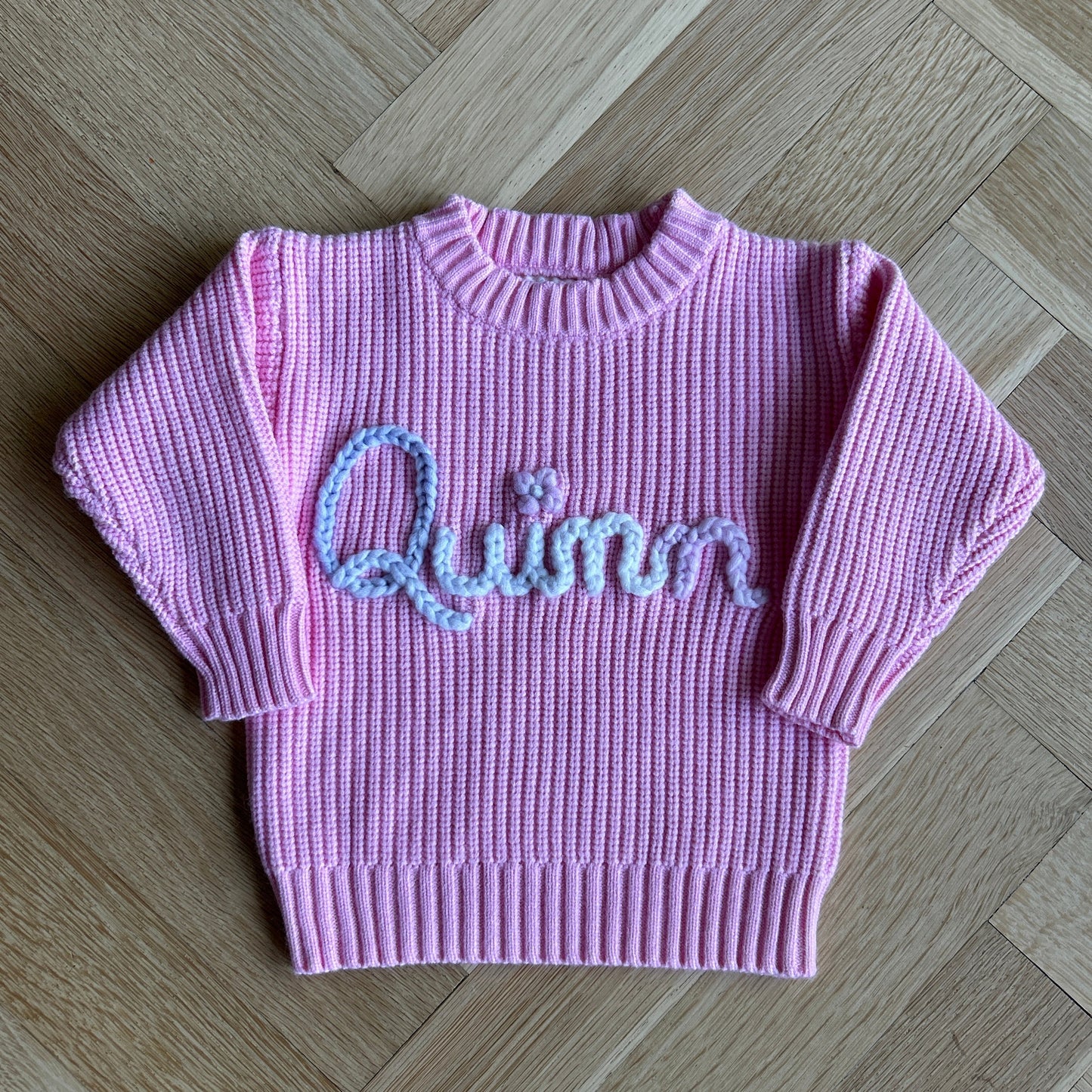 Cotton Candy Pink Sweater | Newborn until 5YO