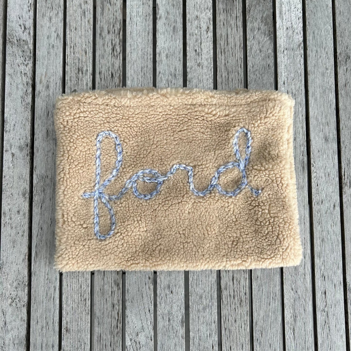 Teddy Envelope Pouch | Raspberry Blush Remaining