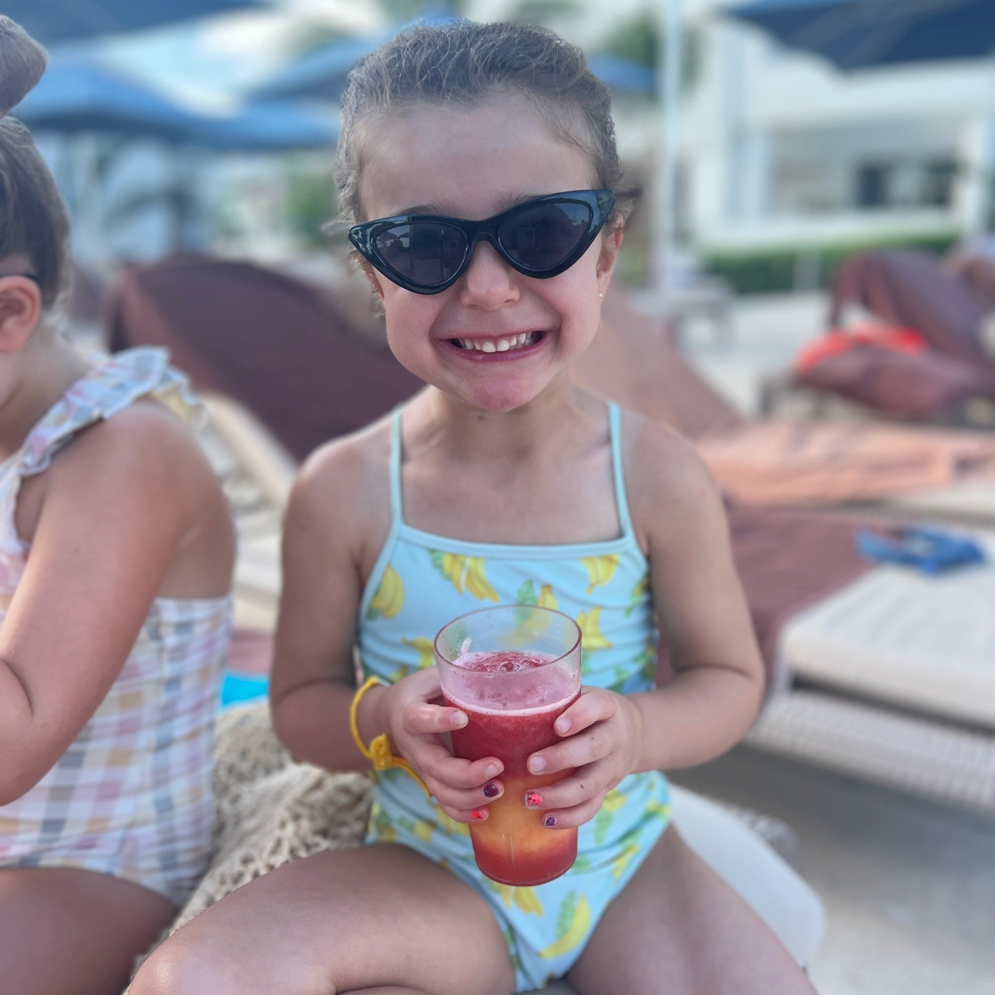 Cat Eye Sunglasses Black or White | Toddler Sunnies 1.5-6 Years Old
