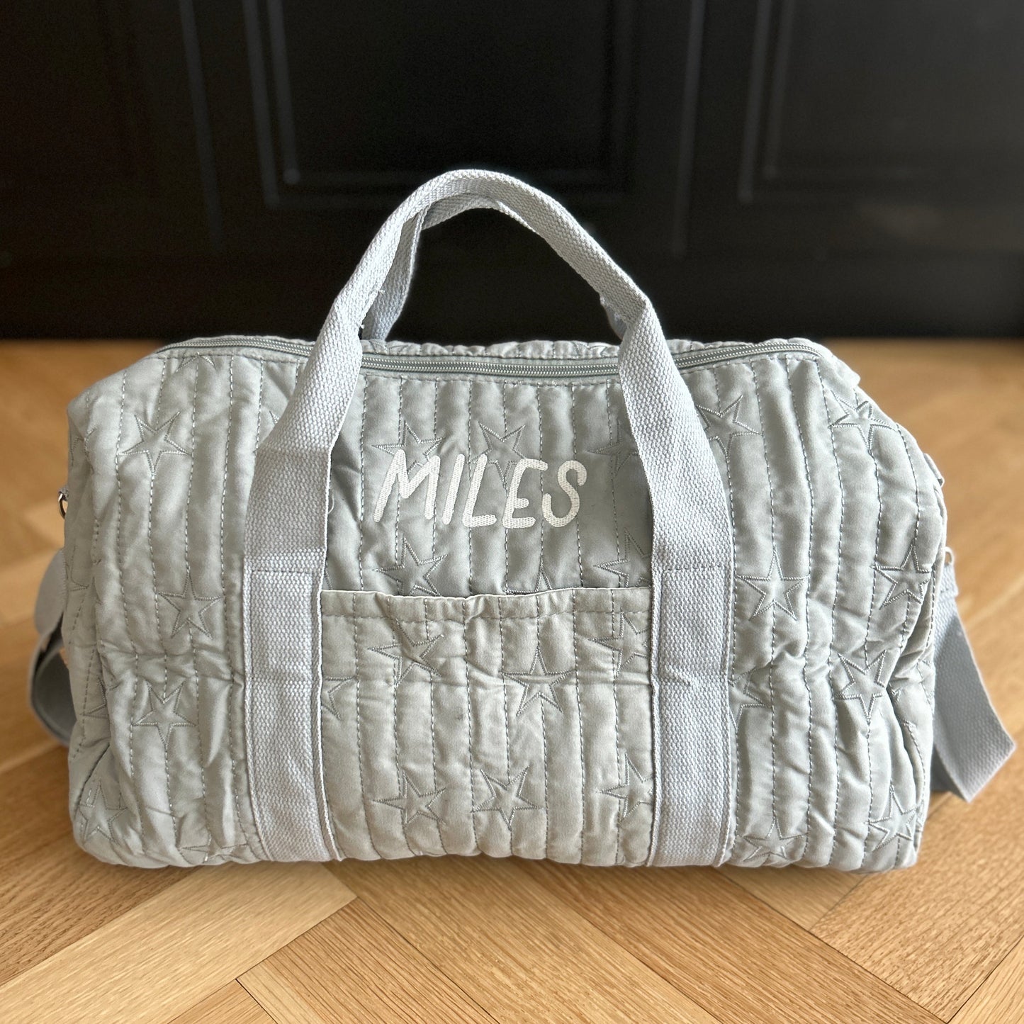 Star Diaper Bag / Overnight Bag PINK | Machine Embroidery