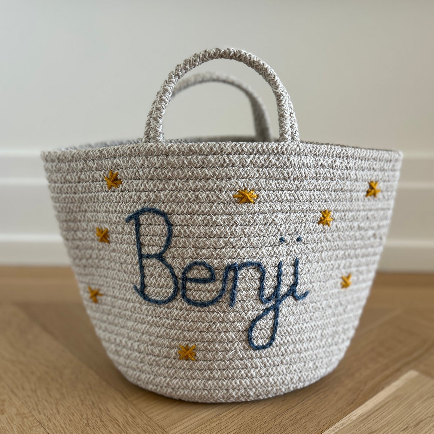Les Bins Size Medium, BEIGE | Storage Bins for Nursery, Playroom & More