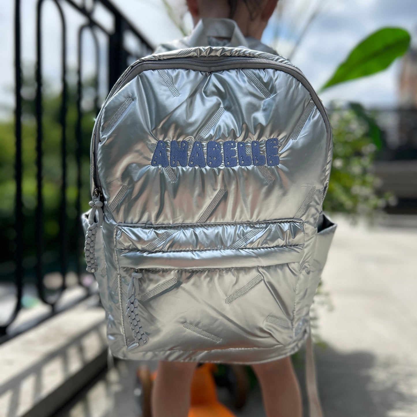 Puffer Backpack | Black or Silver