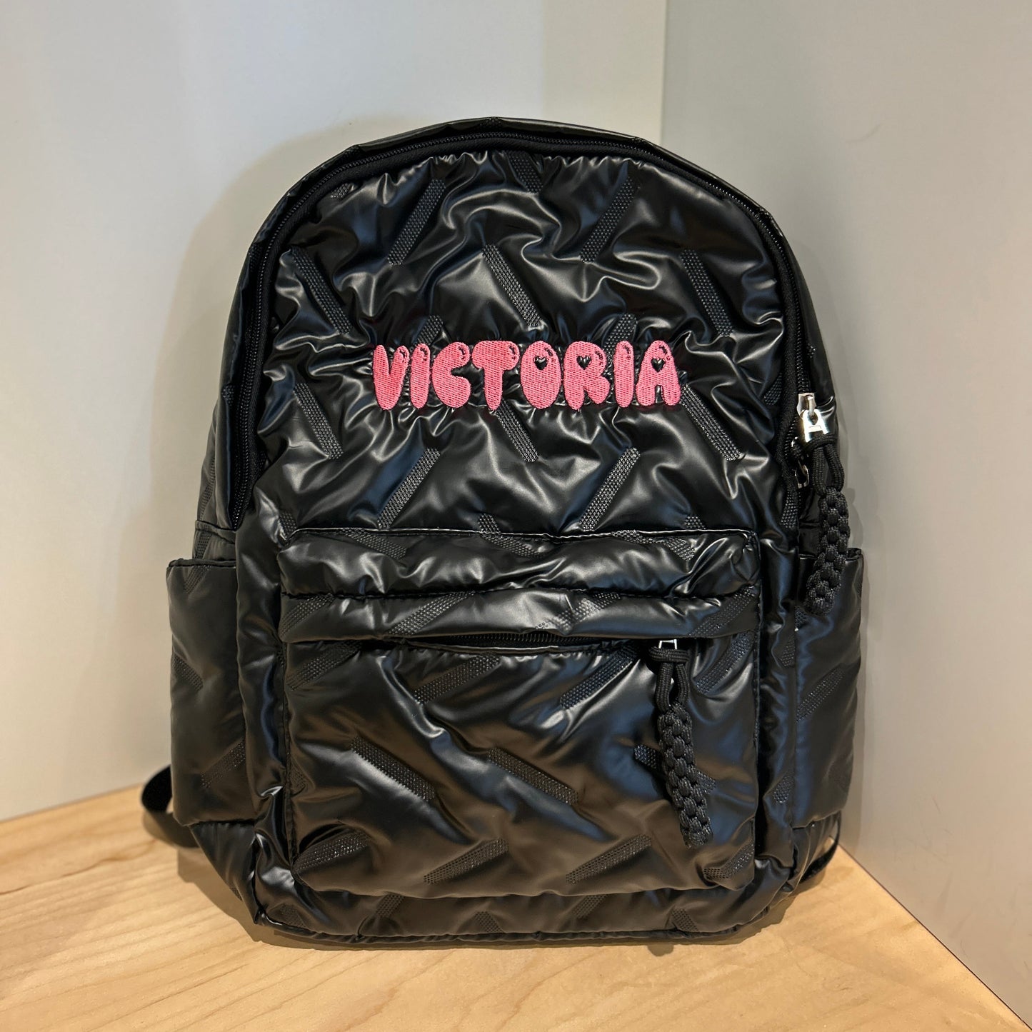 Puffer Backpack | Black or Silver