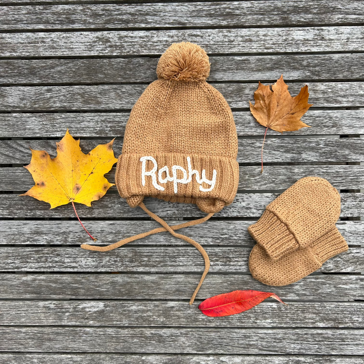 Camel Warm Lined Hat & Mits Sets SALE | Winter Hat for Babies & Toddlers