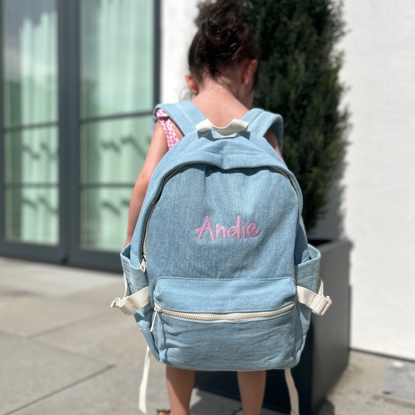 Denim Toddler Backpack
