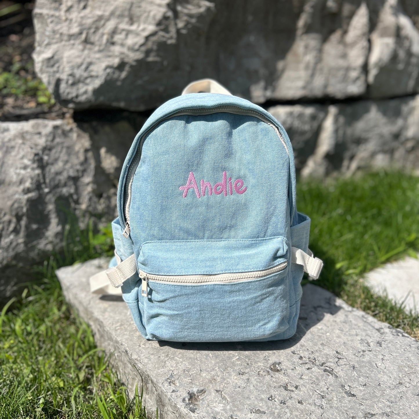 Denim Toddler Backpack