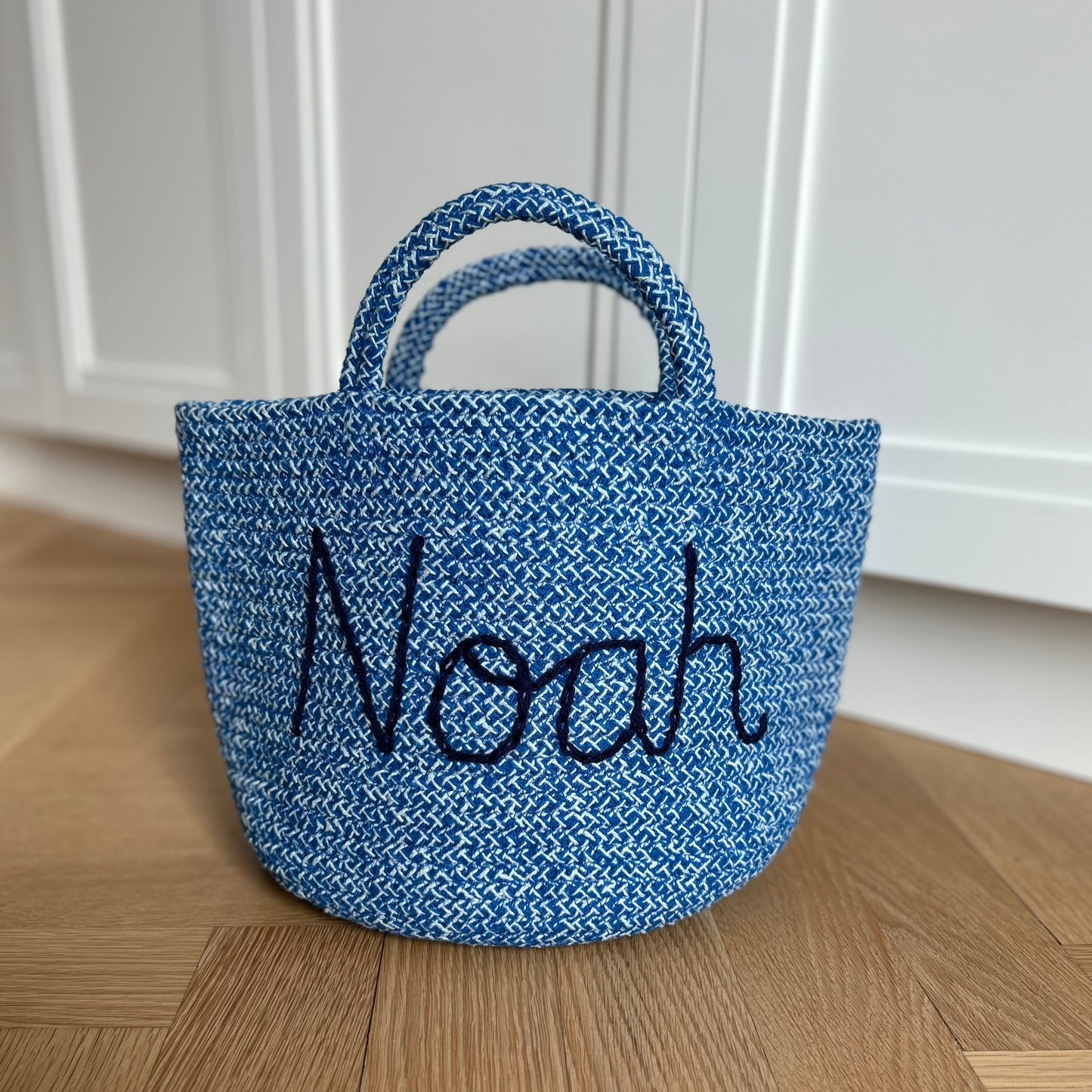 Les Bins Size Medium, BLUE | Storage Bins for Nursery, Playroom & More